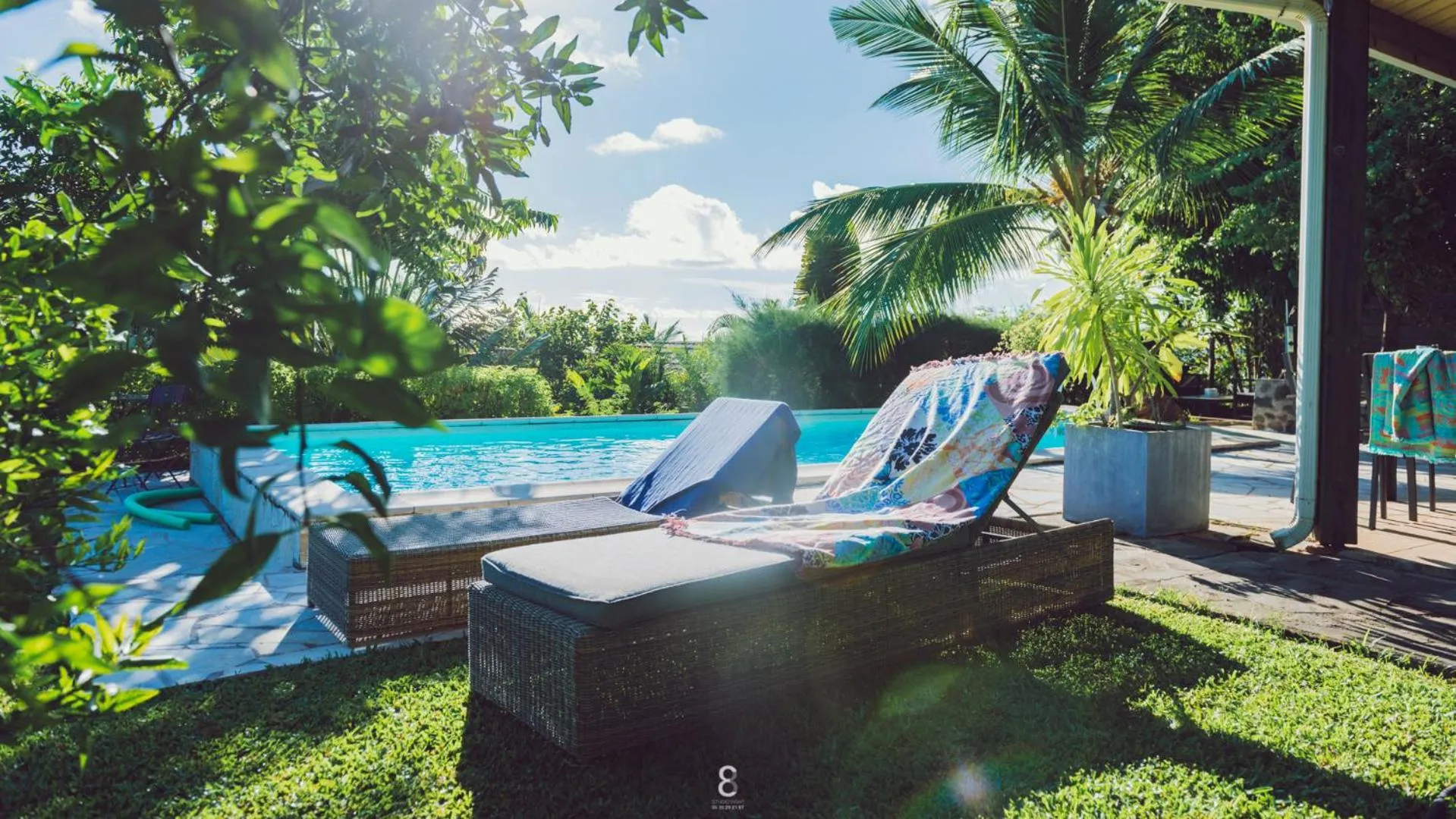 Garden view in Villa d’ô