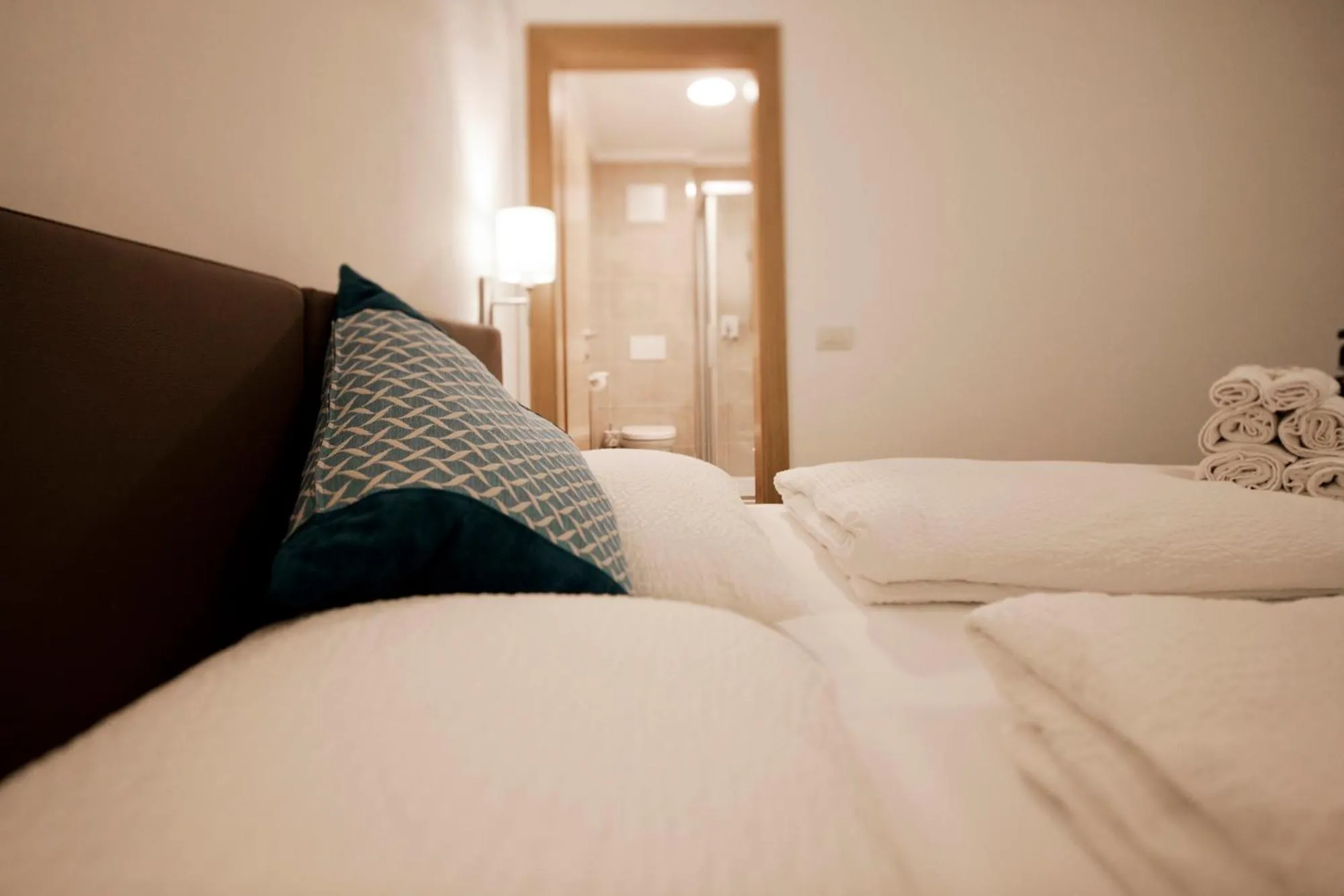 View (from property/room), Bed in B&B Hotel Sonneck