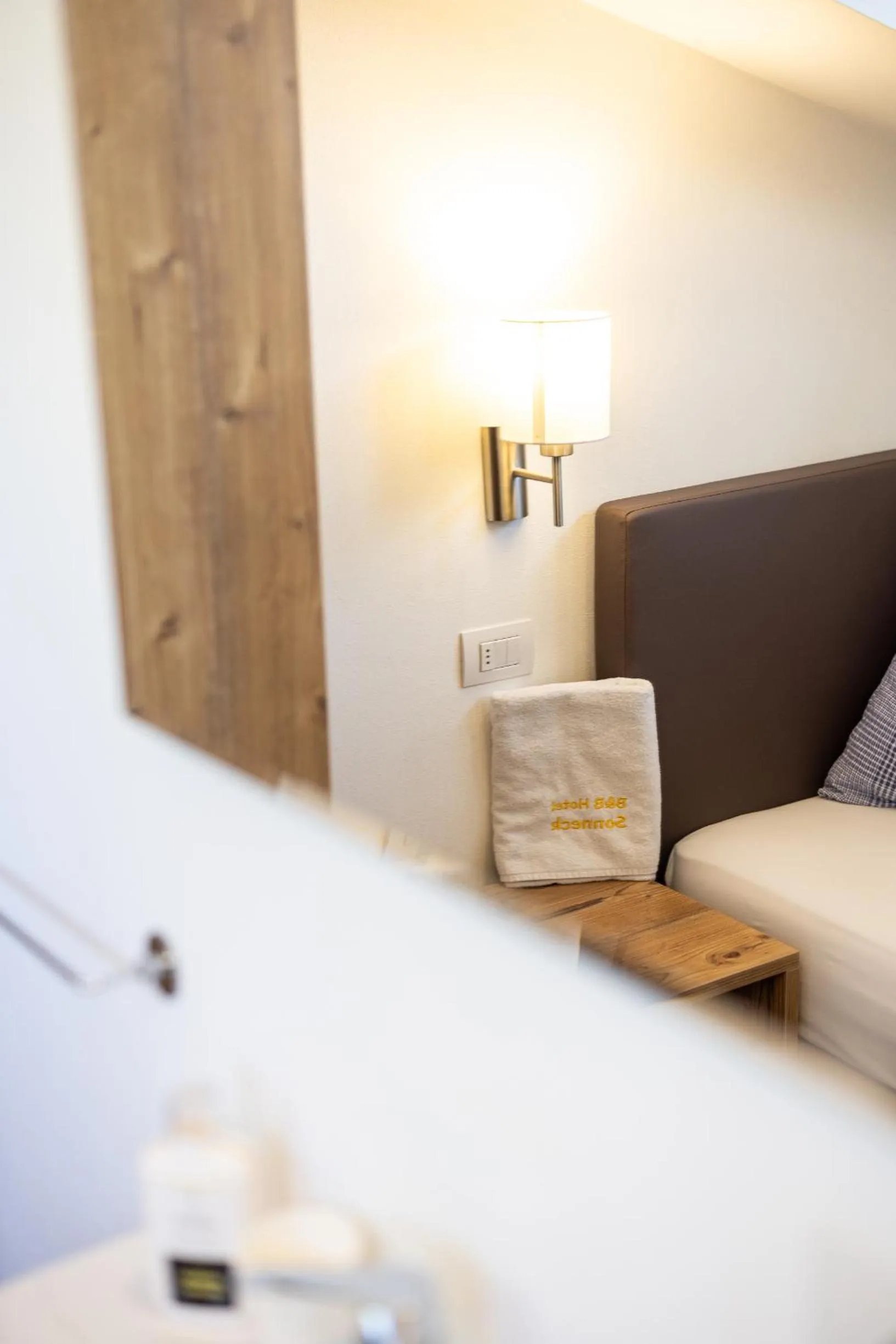 Decorative detail, Bed in B&B Hotel Sonneck