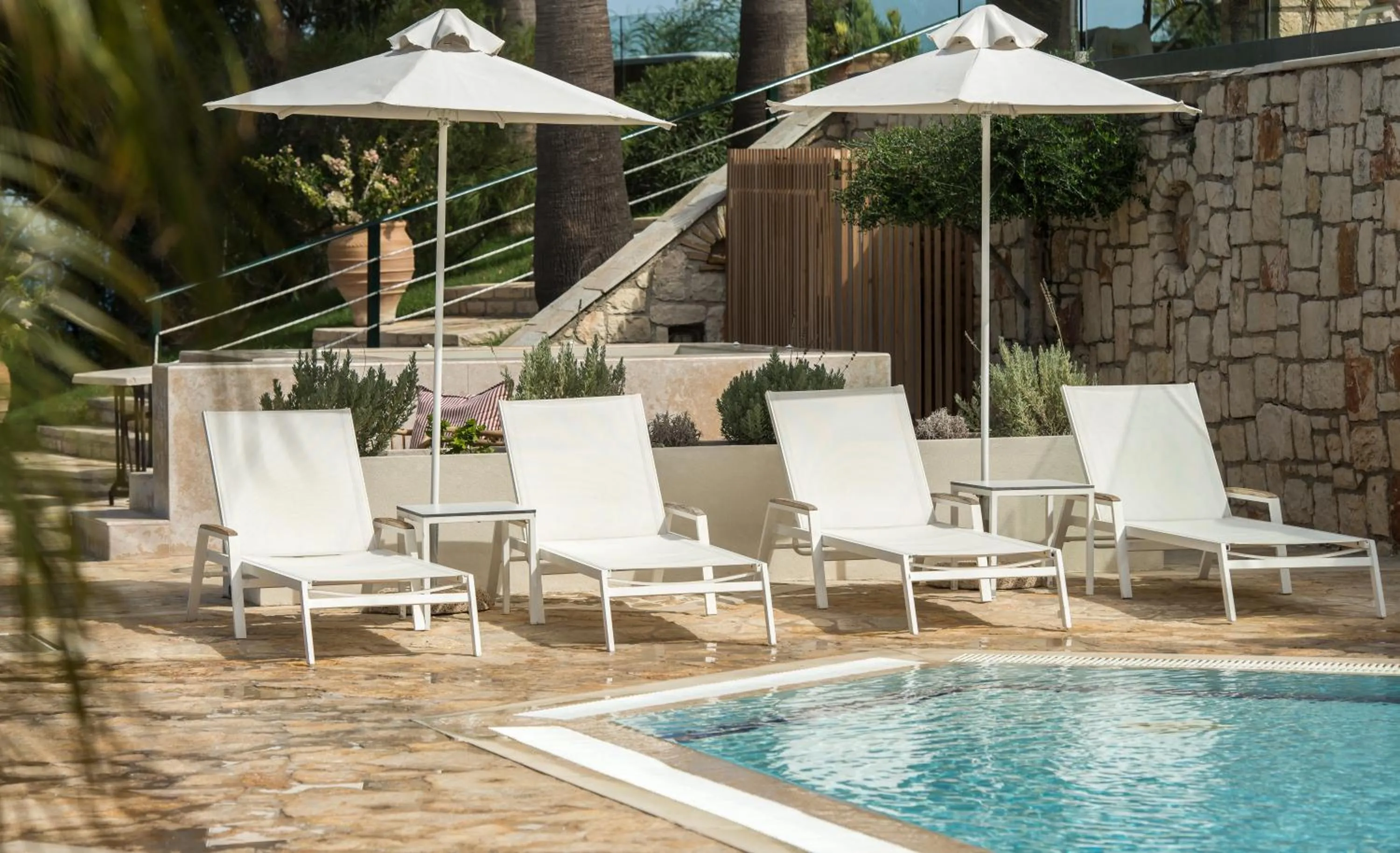 Swimming pool in Erietta Aparthotel