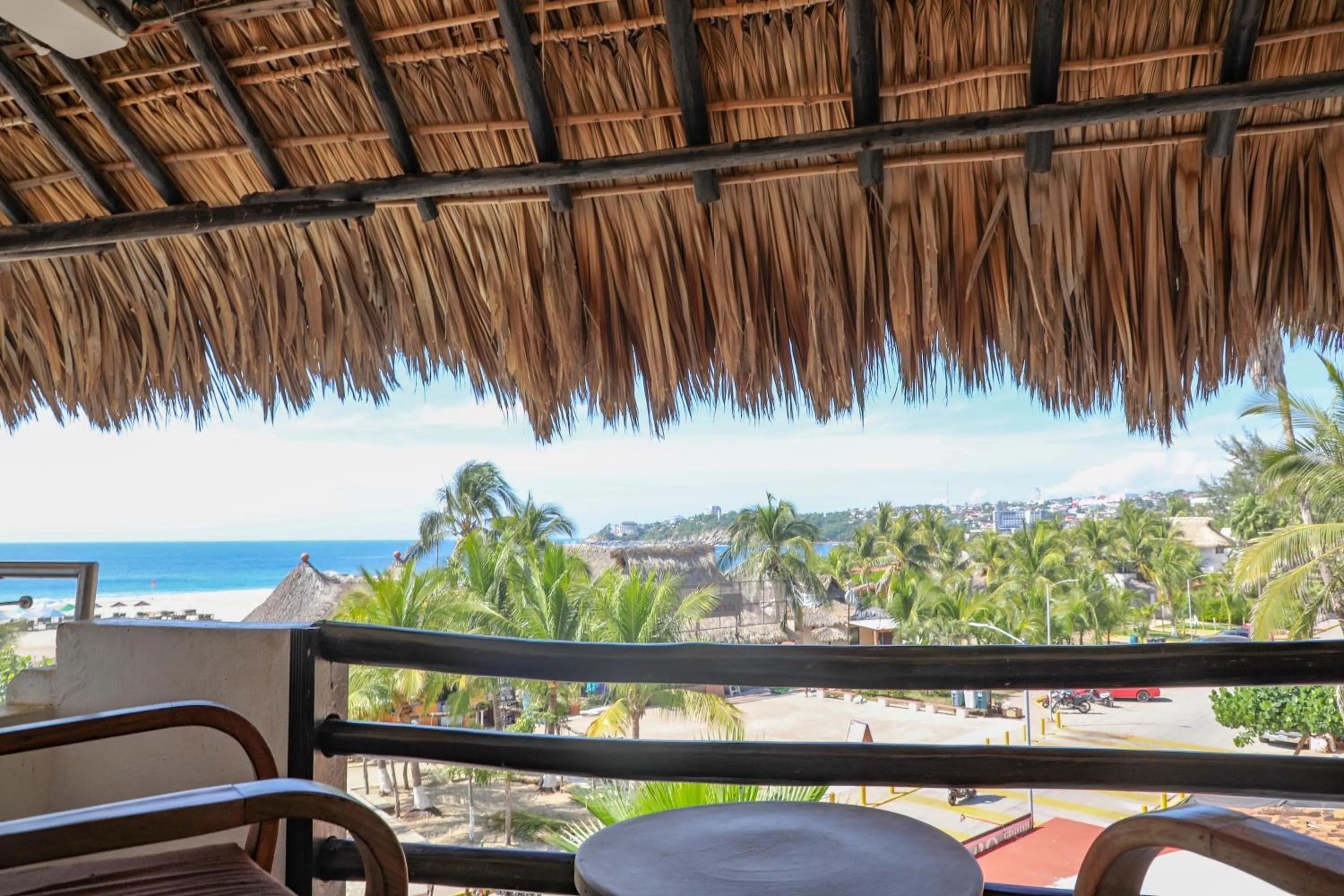 Sea view in Bungalows Zicatela