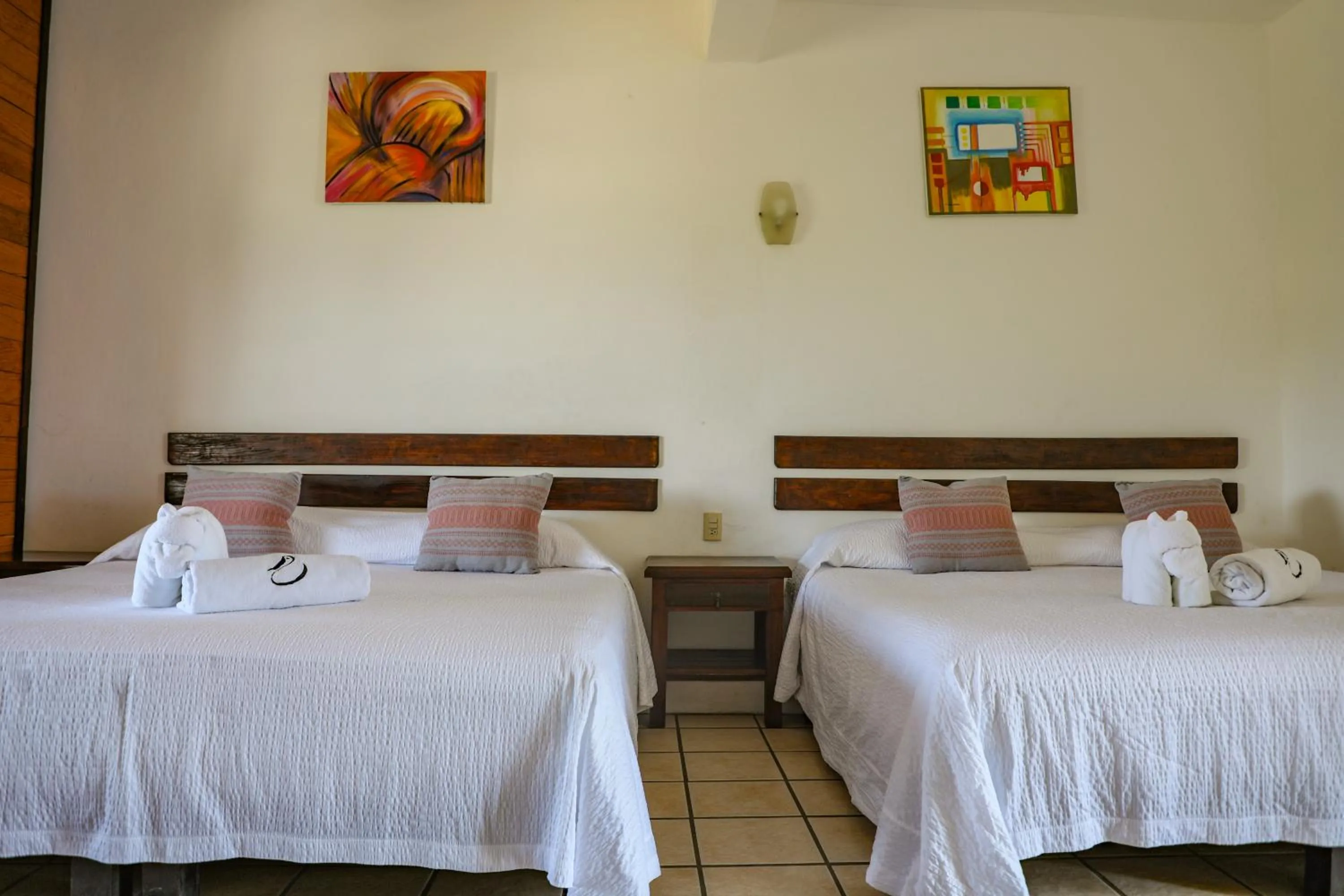 Bed in Bungalows Zicatela