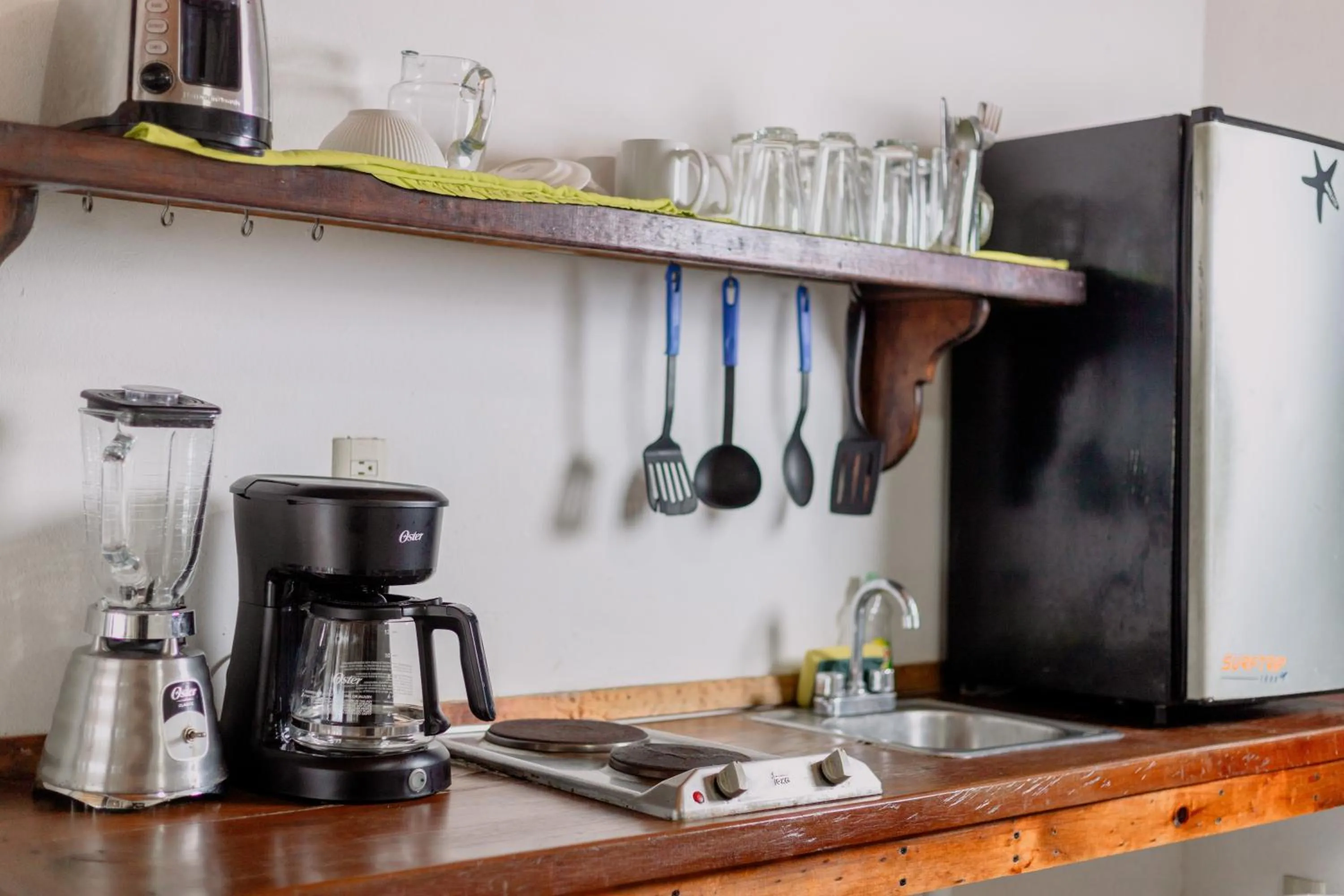 Kitchen or kitchenette in Bungalows Zicatela
