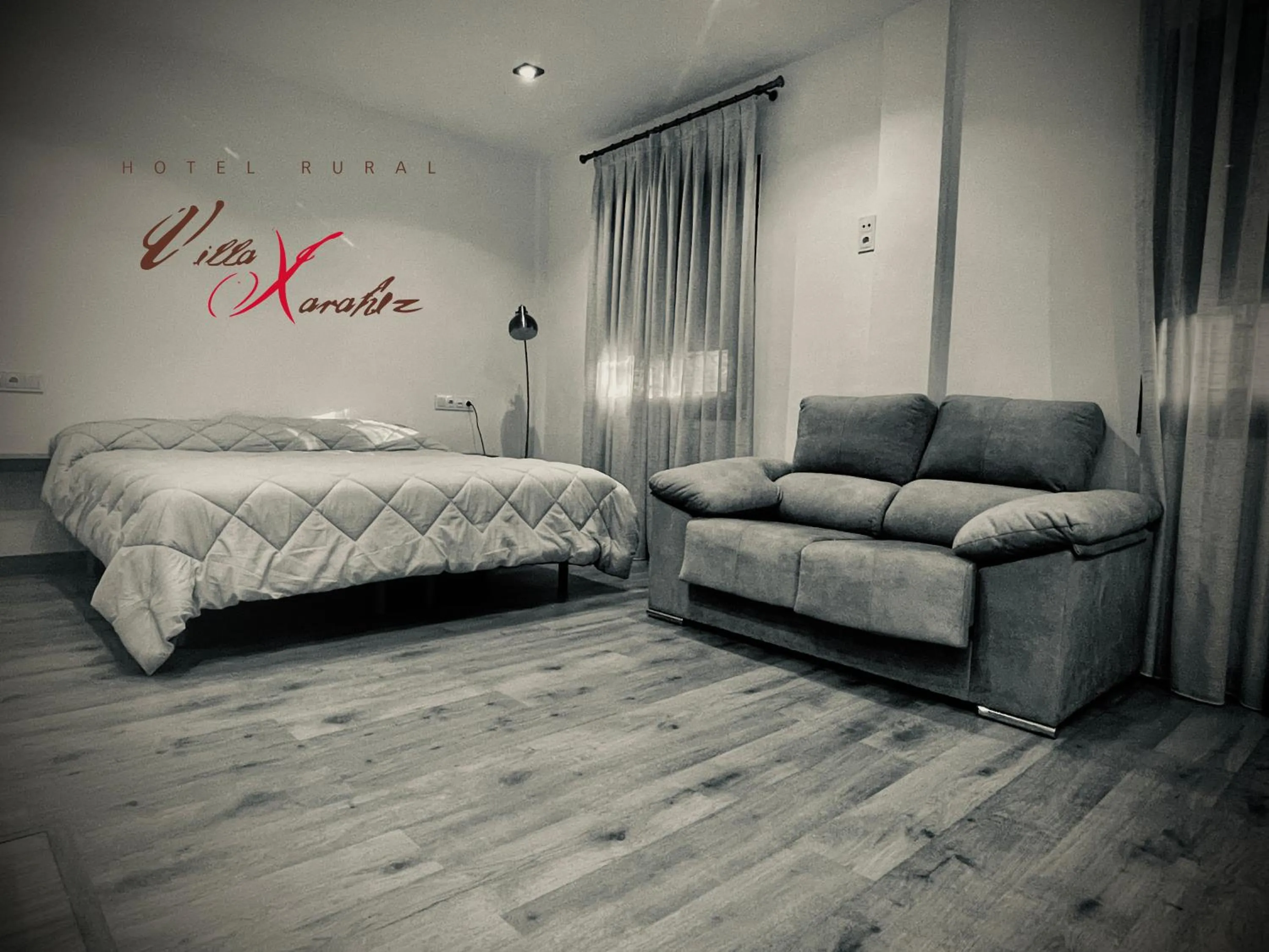 Photo of the whole room, Bed in Villa Xarahiz