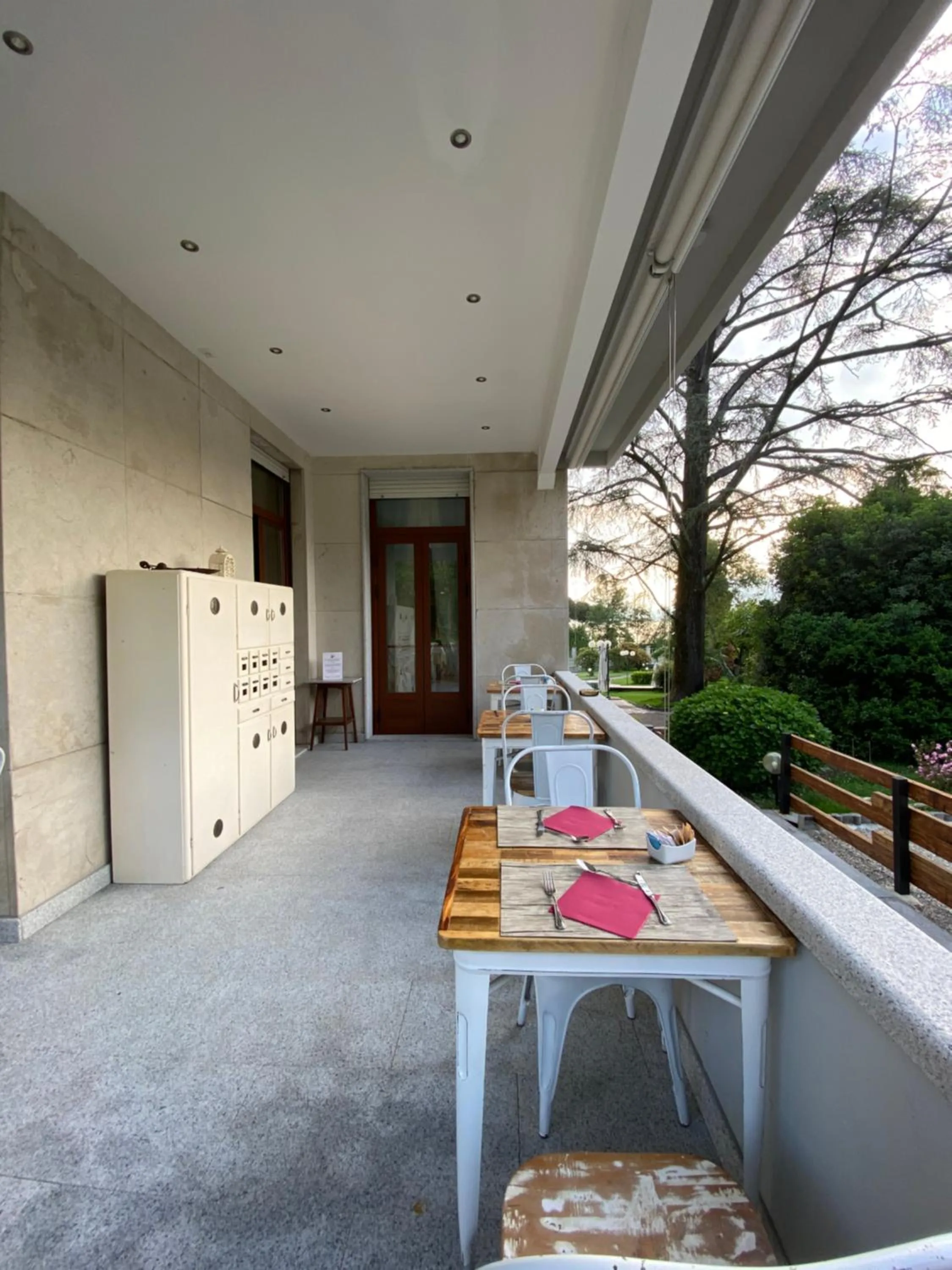 Patio in Hotel La Fontana