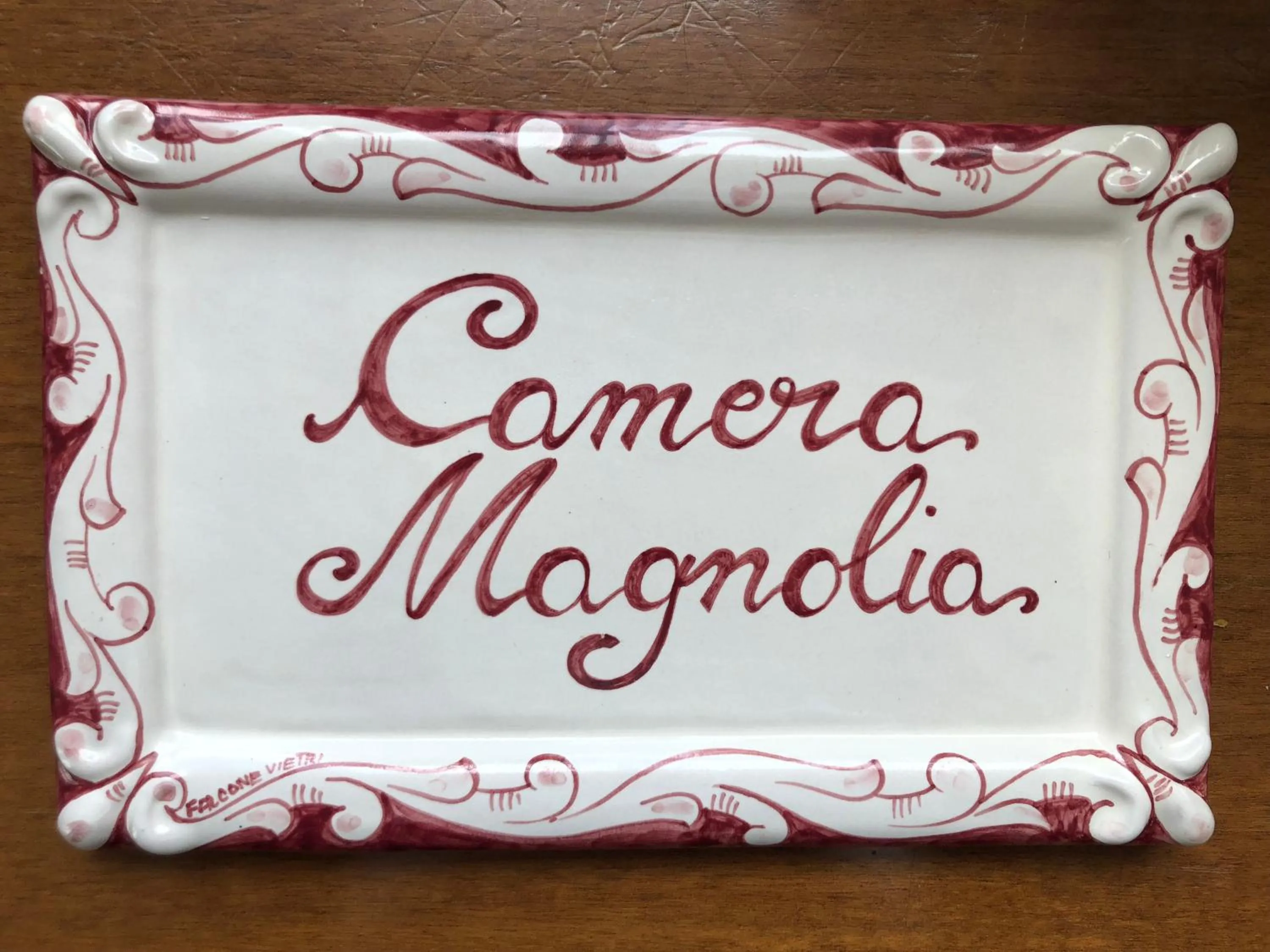 Decorative detail in Hotel La Fontana