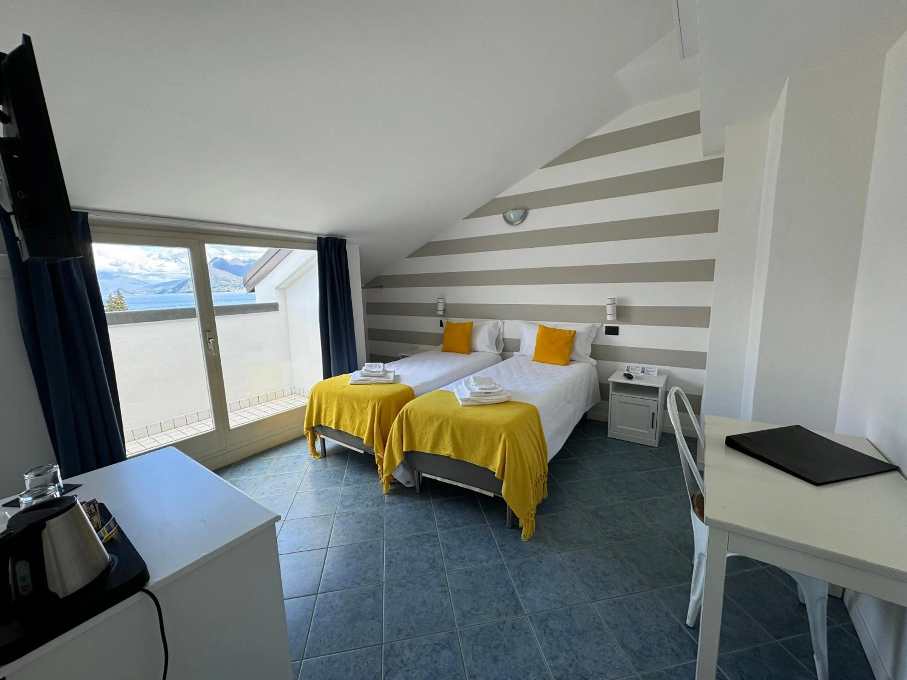 Bed in Hotel La Fontana