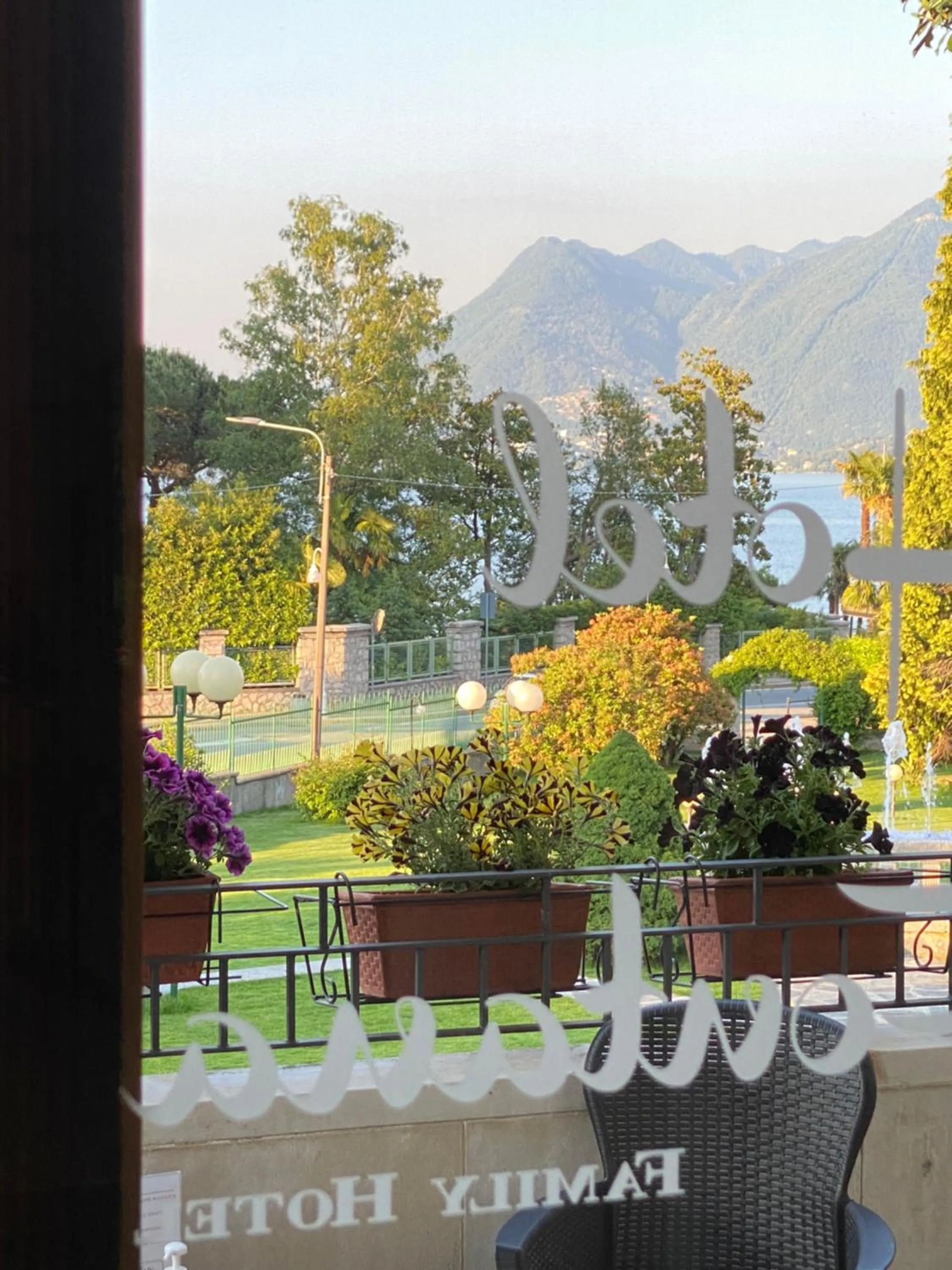 Patio in Hotel La Fontana