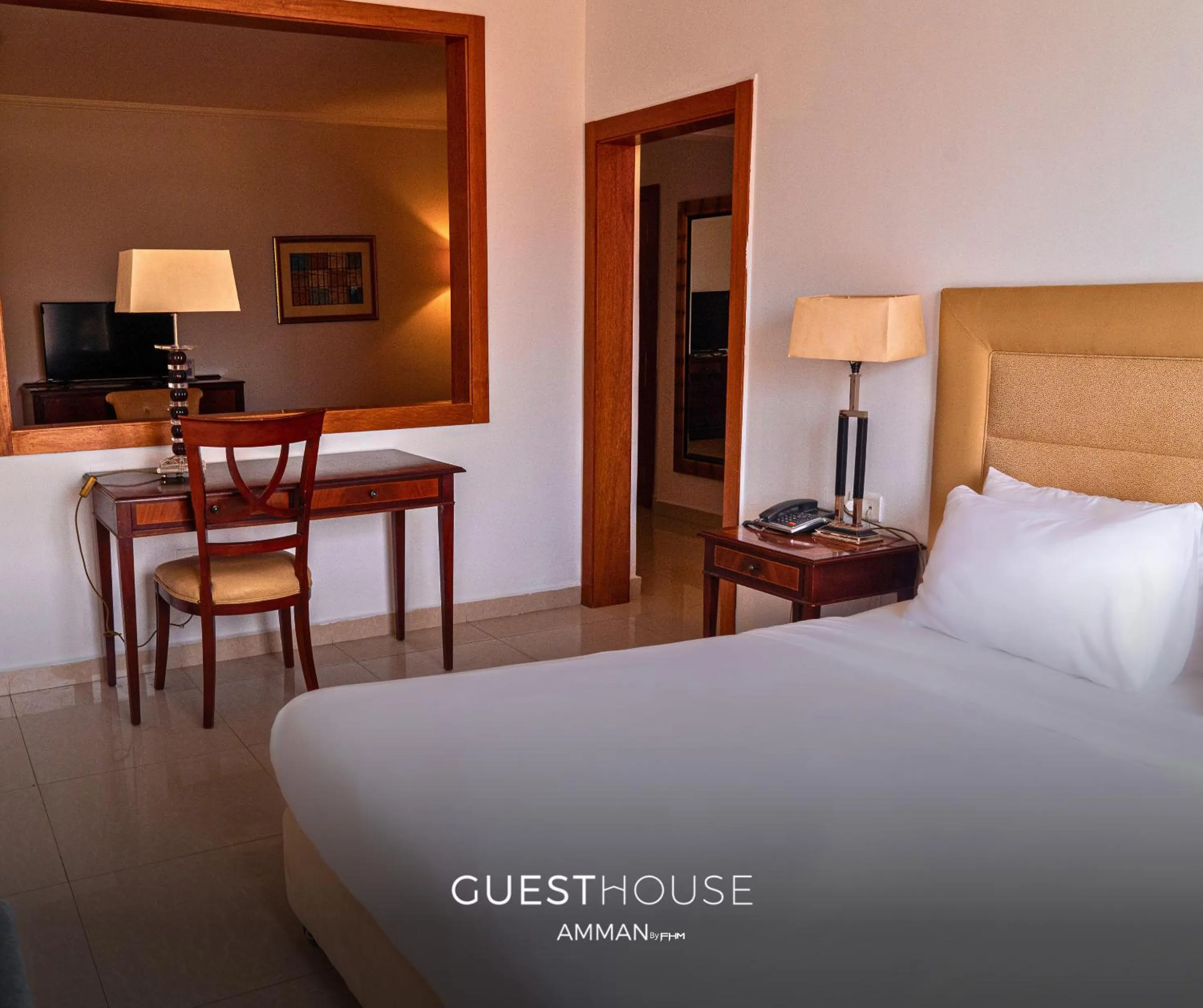 Bedroom, Bed in Guest House Hotel Amman by FHM