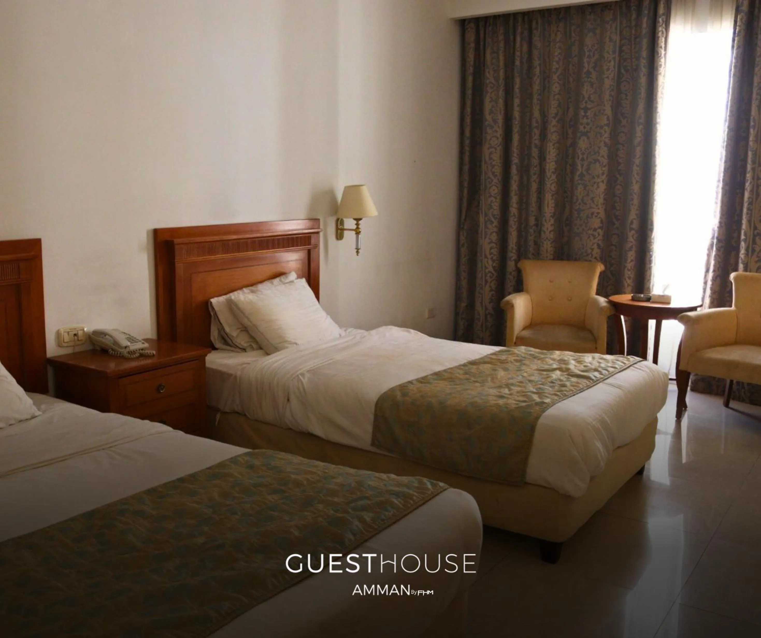 Bed in Guest House Hotel Amman by FHM