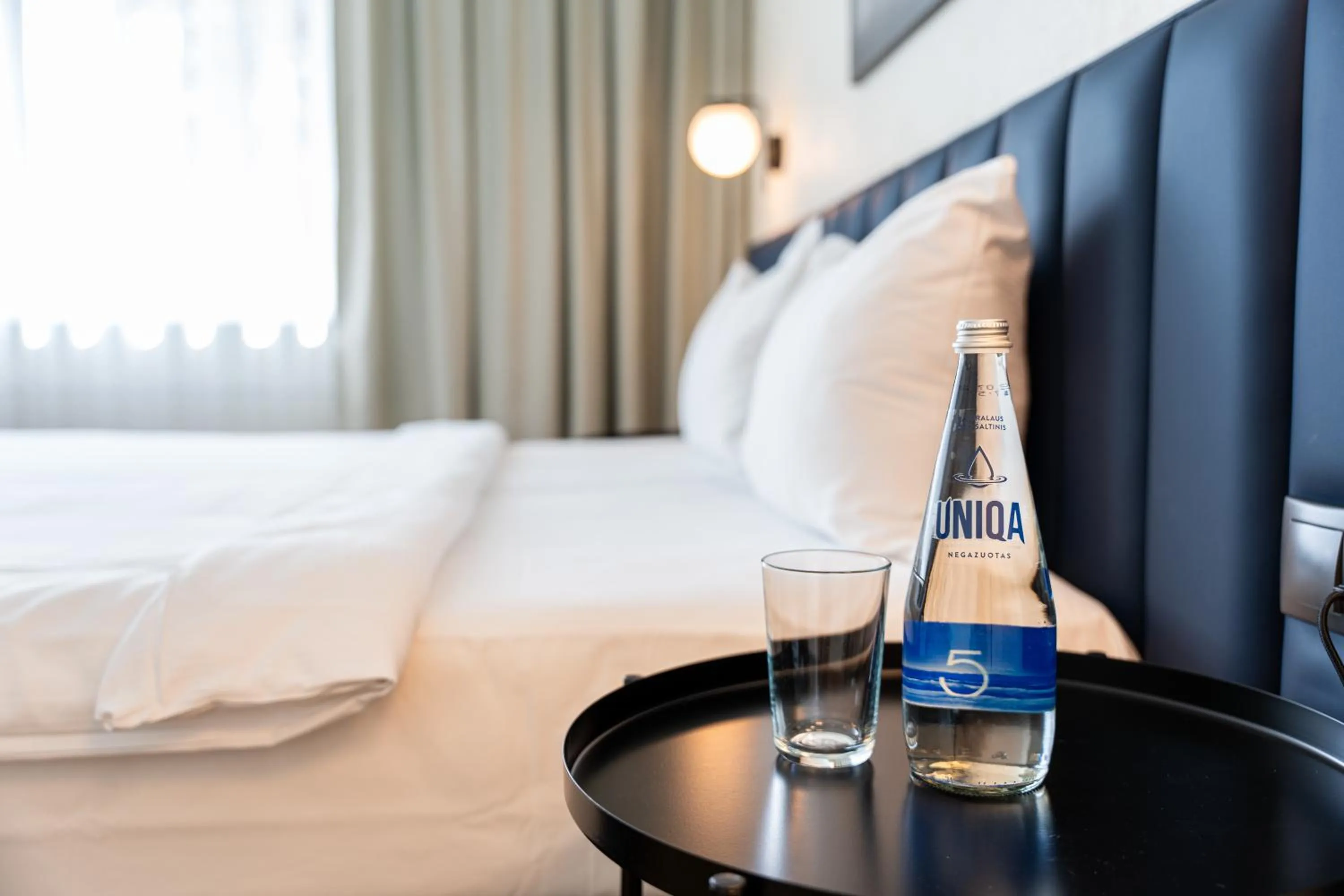 Bed in Žilvinas Hotel