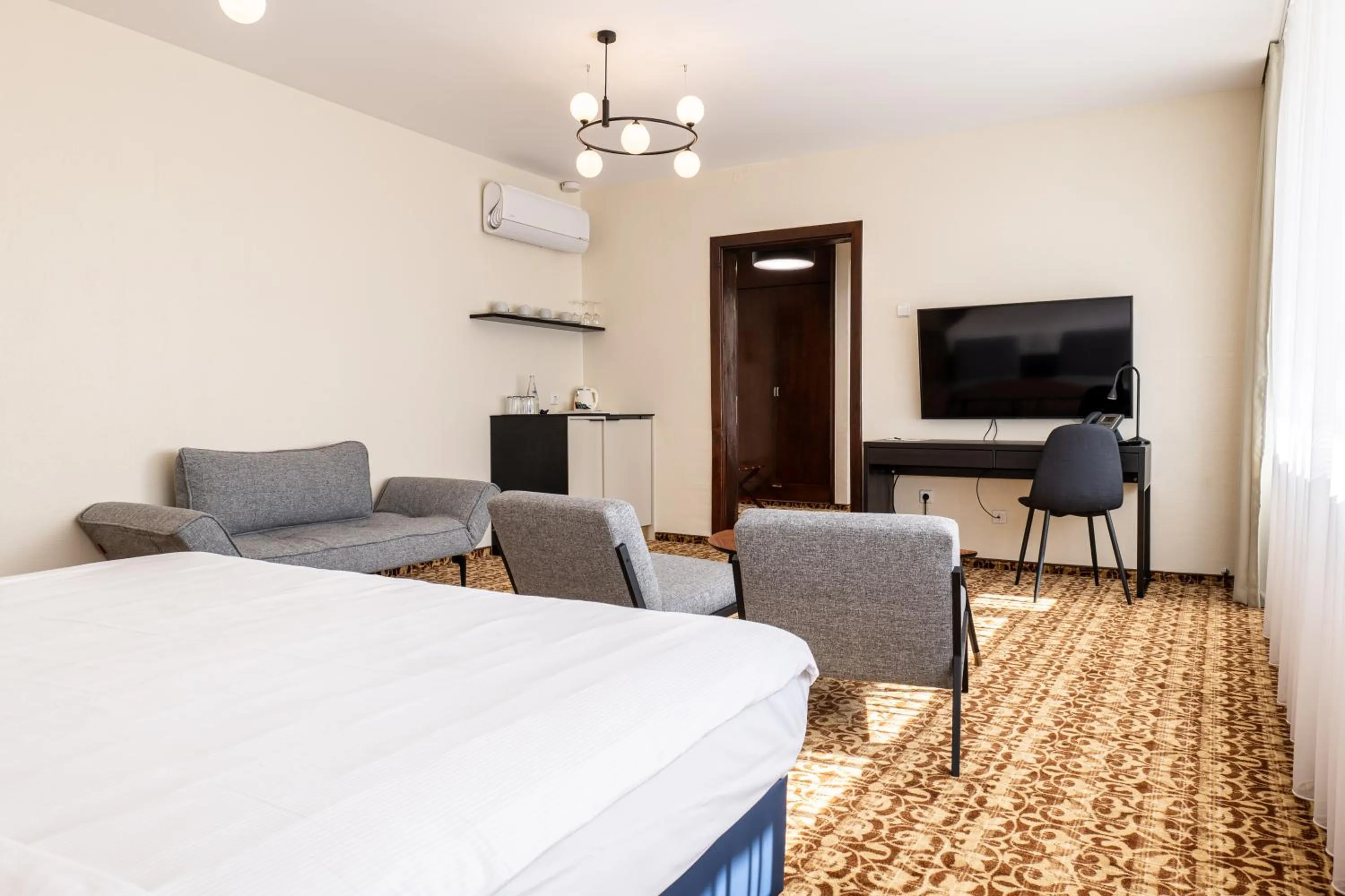 Bed in Žilvinas Hotel