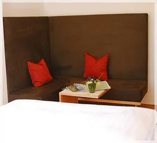Bedroom, Bed in Hotel Dolomiten