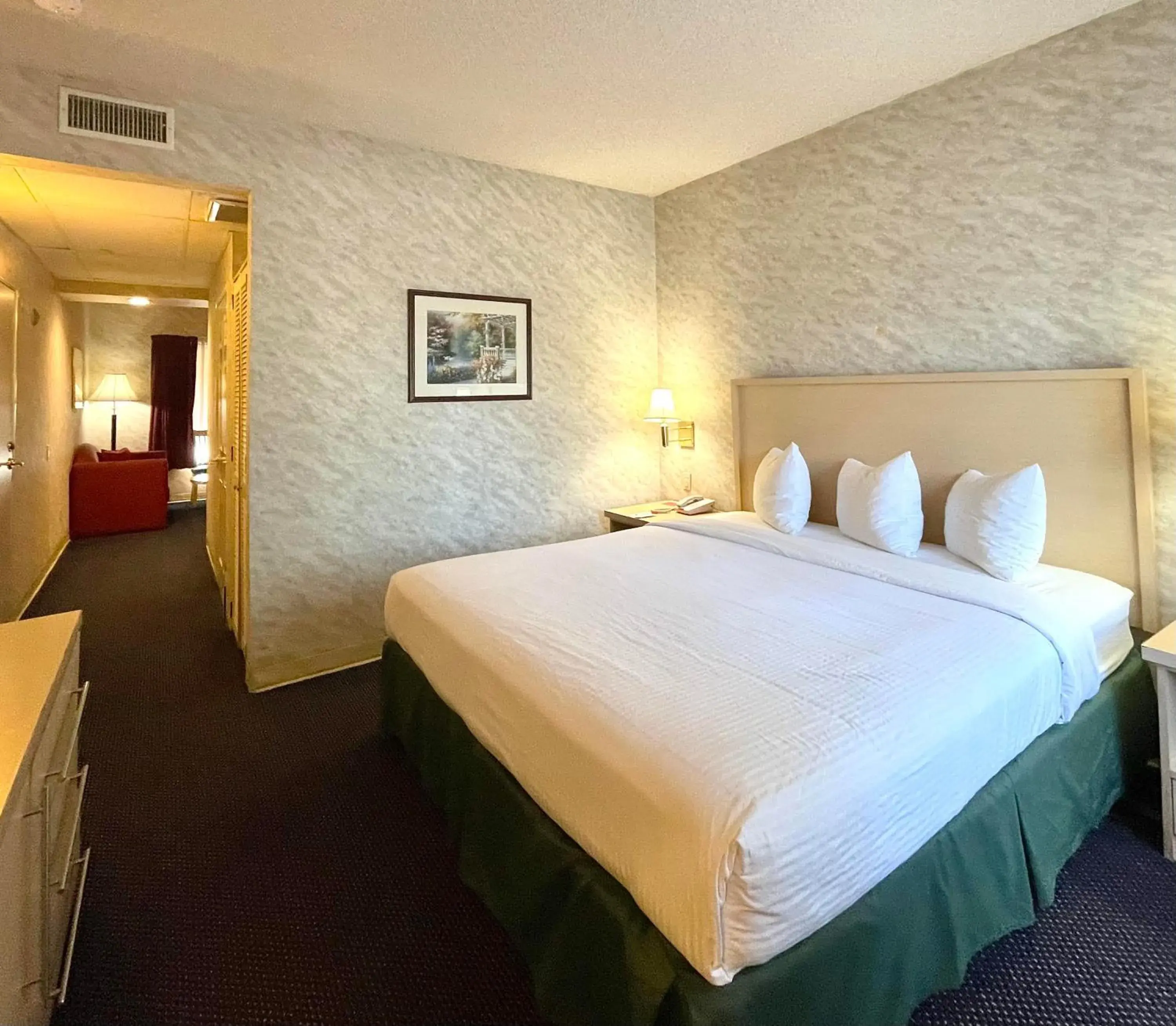 Bedroom, Bed in Ramada by Wyndham South El Monte Bedroom, Bed in Ramada by Wyndham South El Monte