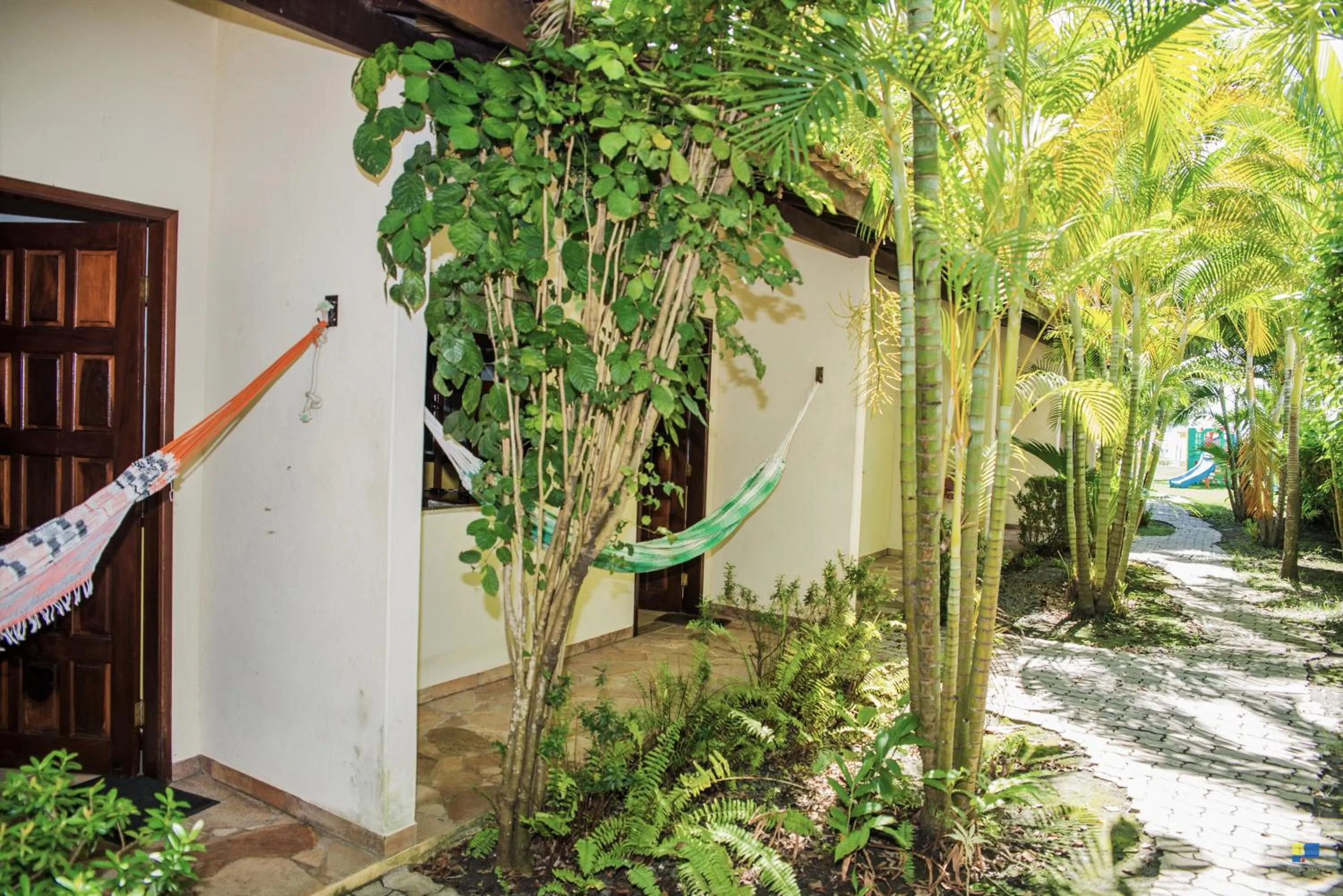 Garden view in Pousada Tropicalia