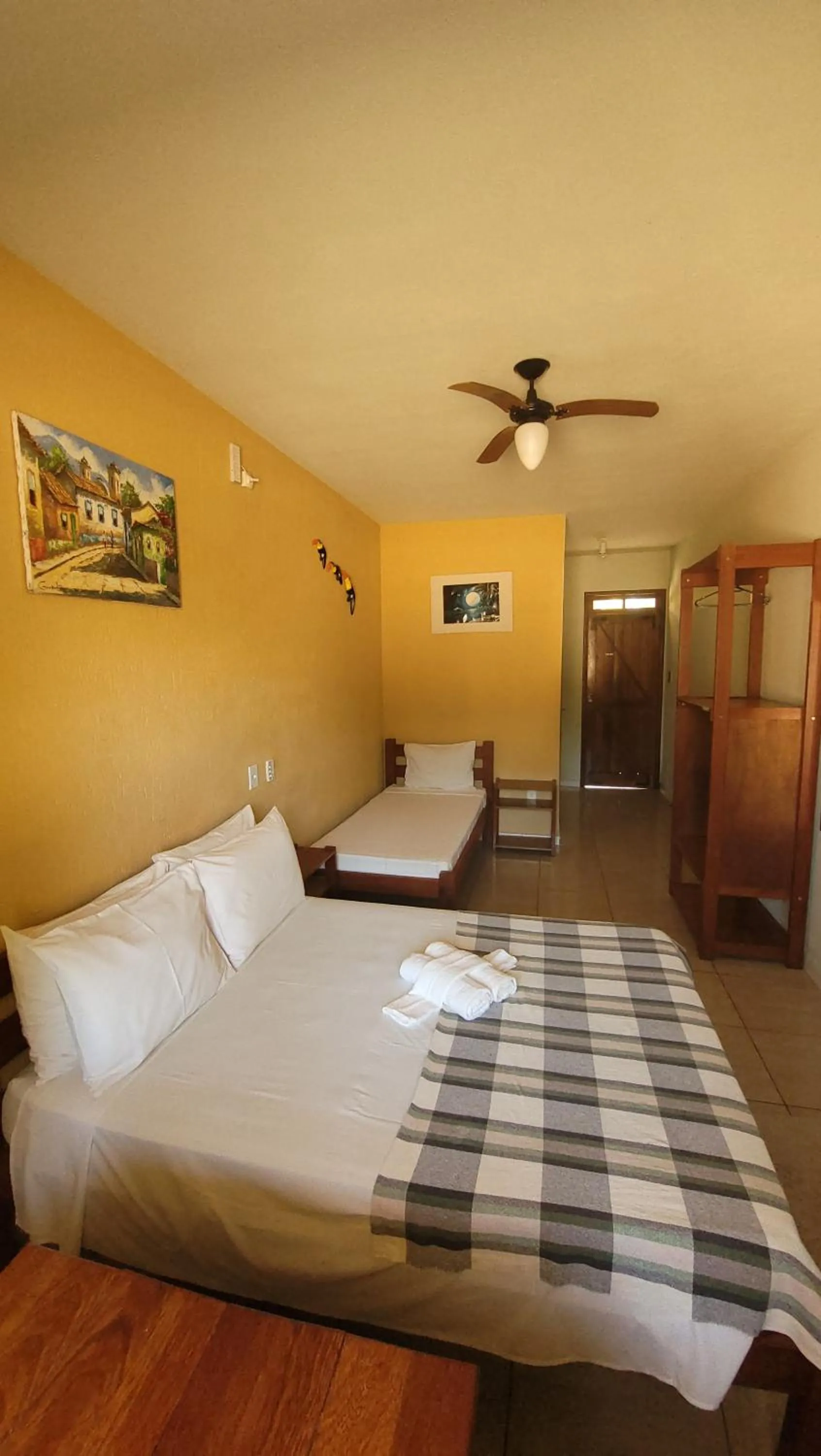 Bedroom, Bed in Pousada Tropicalia