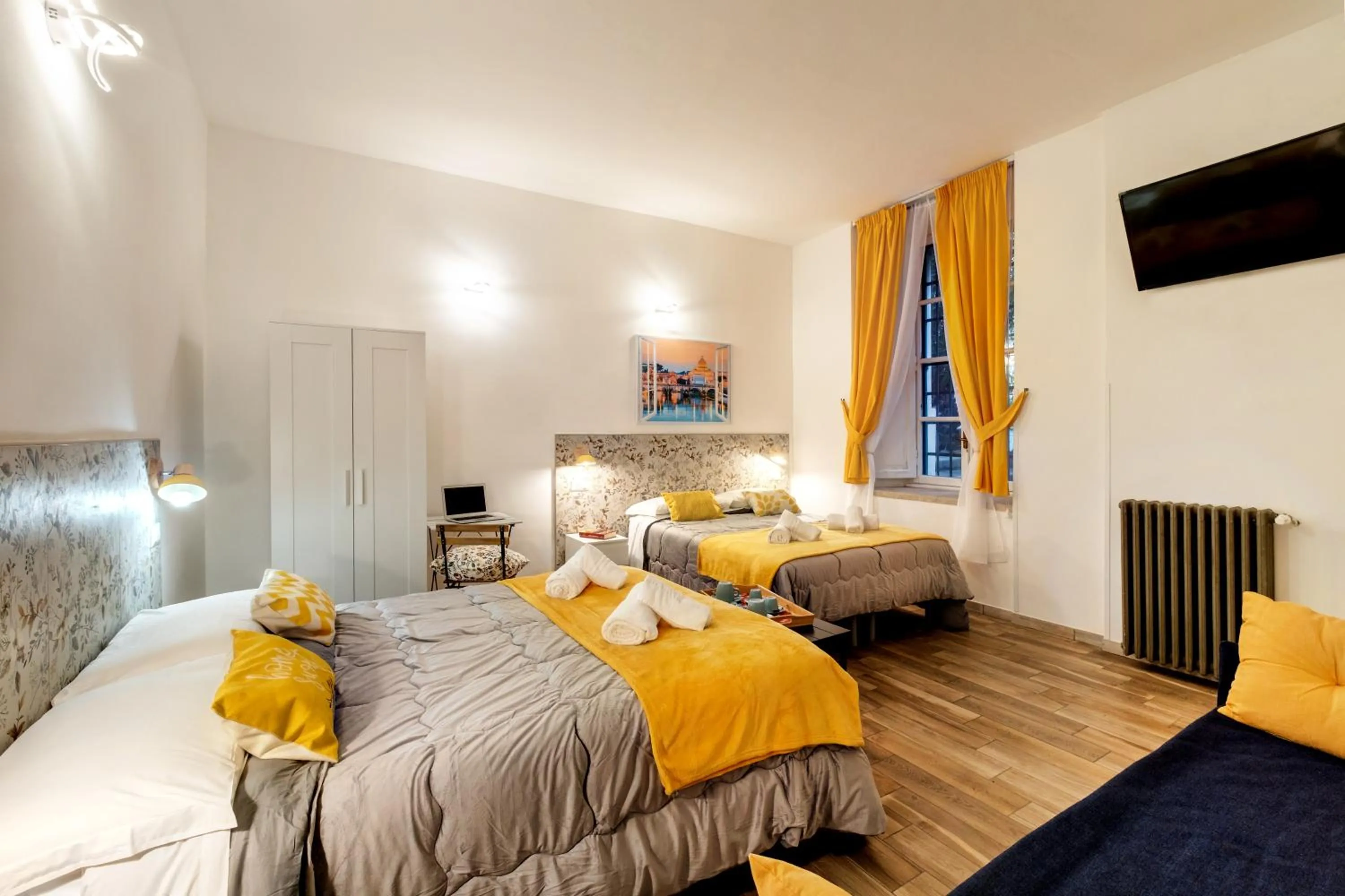 Bed in Vatican36 Guest House