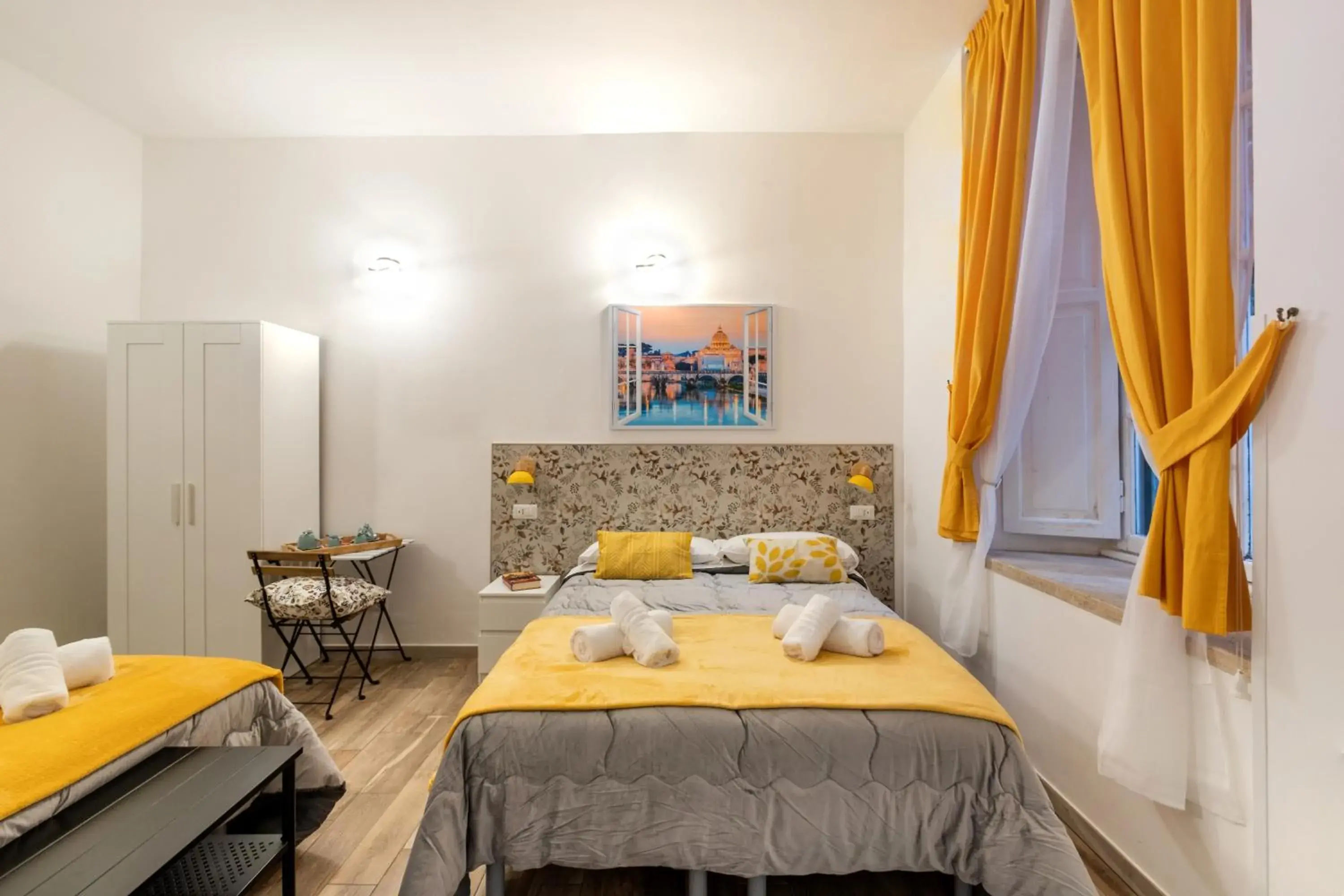 View (from property/room), Bed in Vatican36 Guest House View (from property/room), Bed in Vatican36 Guest House