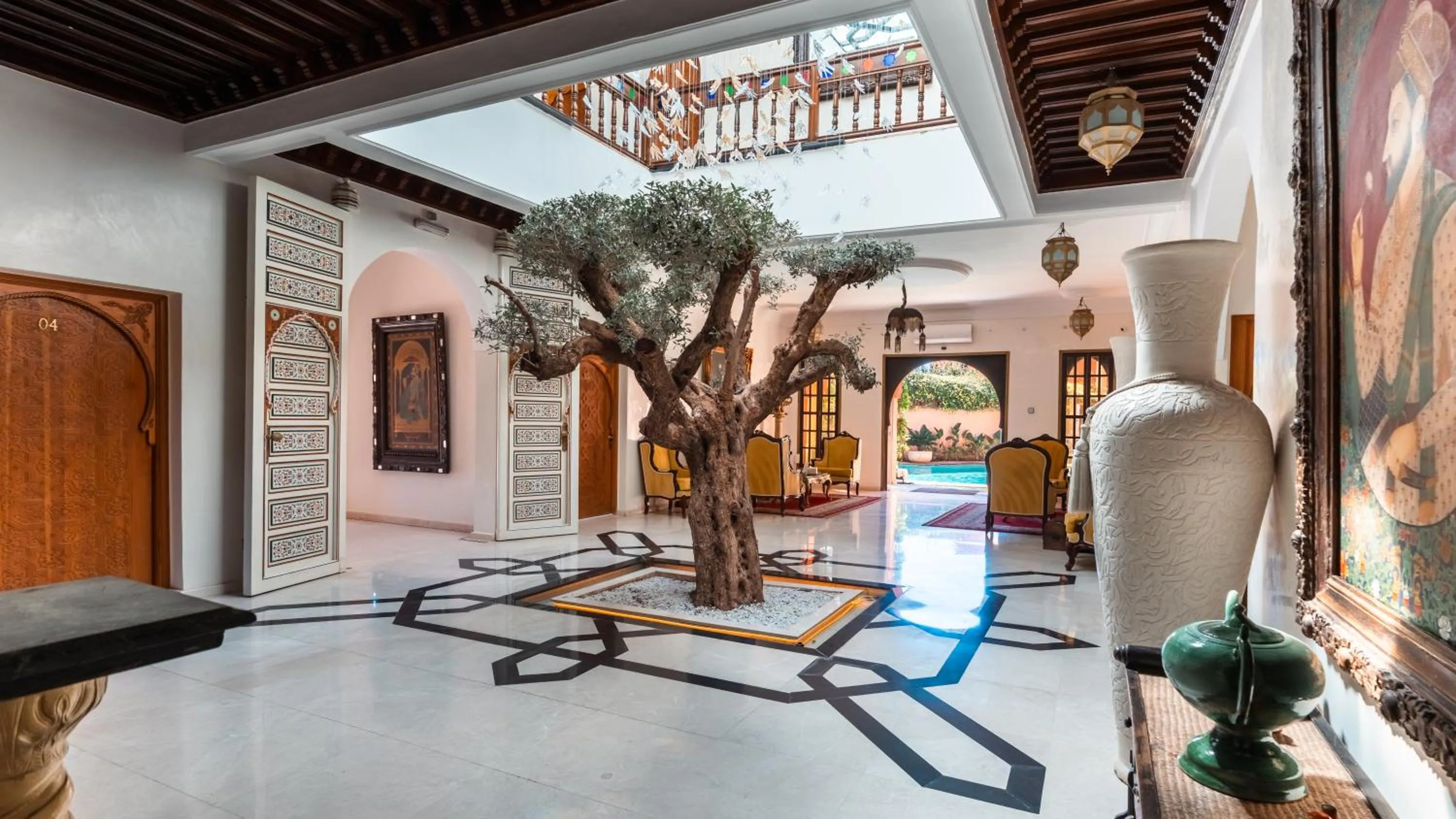 Patio in Albakech Boutique Hôtel & Spa