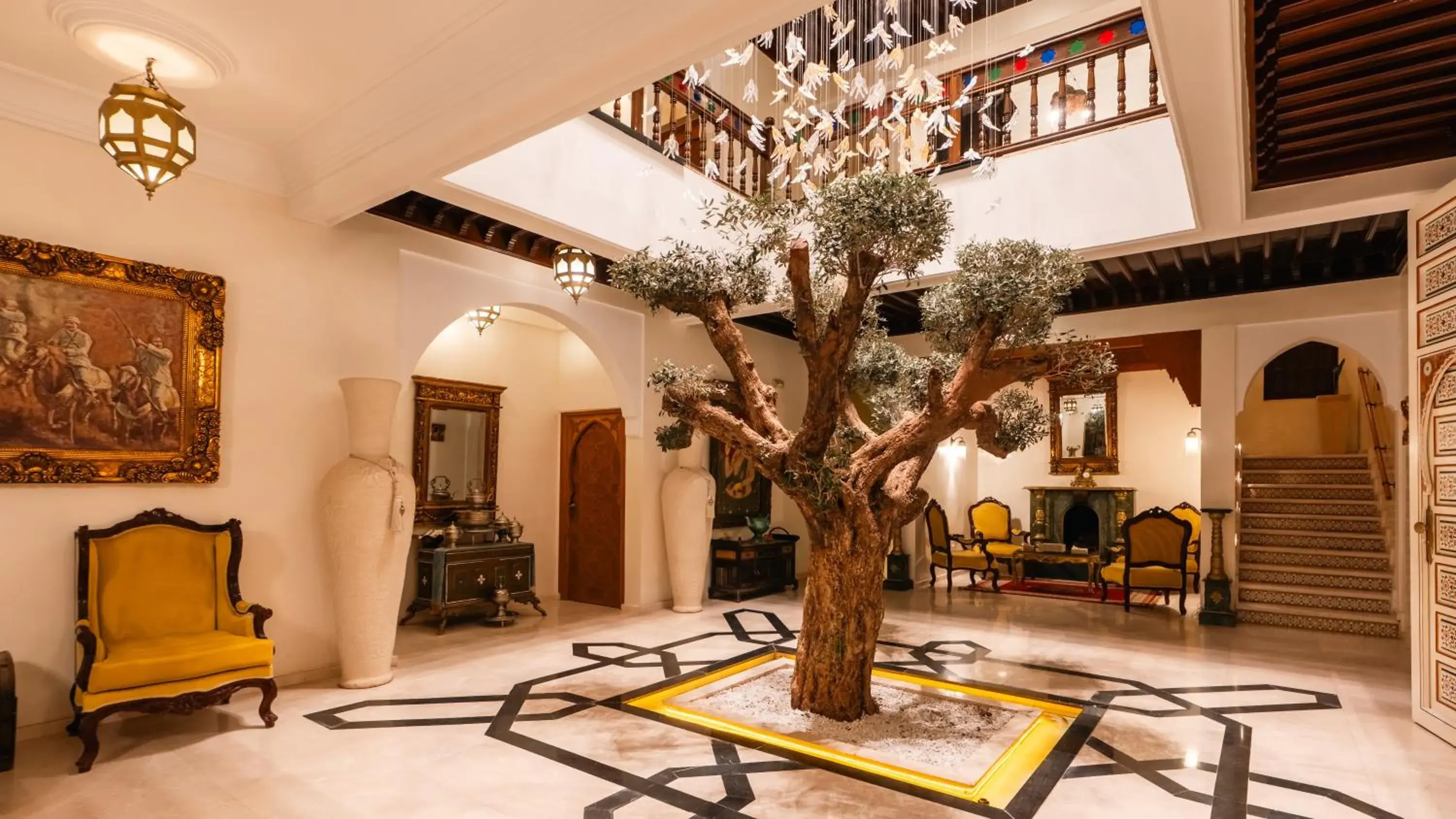 Living room in Albakech Boutique Hôtel & Spa Living room in Albakech Boutique Hôtel & Spa