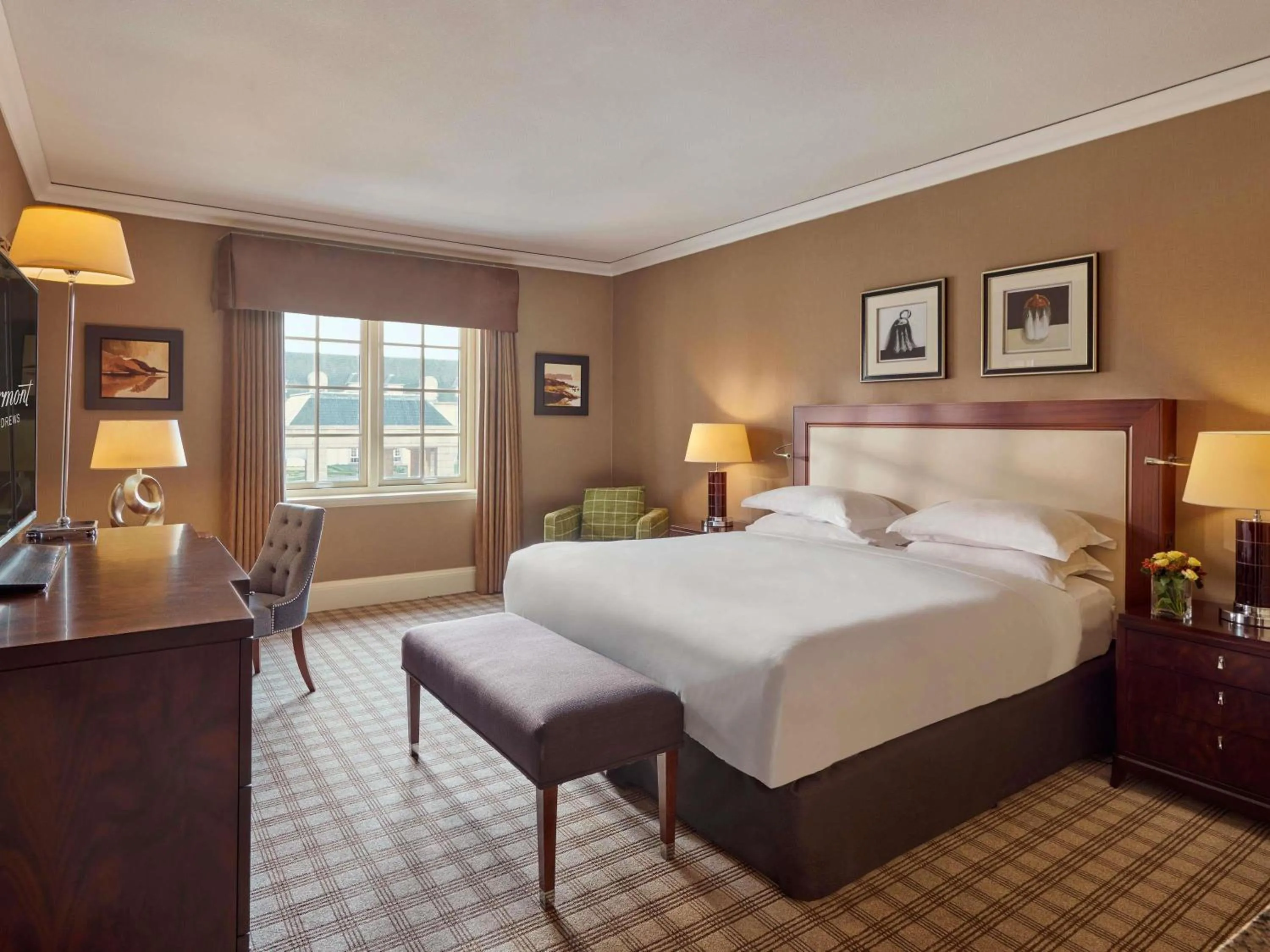 Bedroom, Bed in Fairmont St Andrews, Scotland