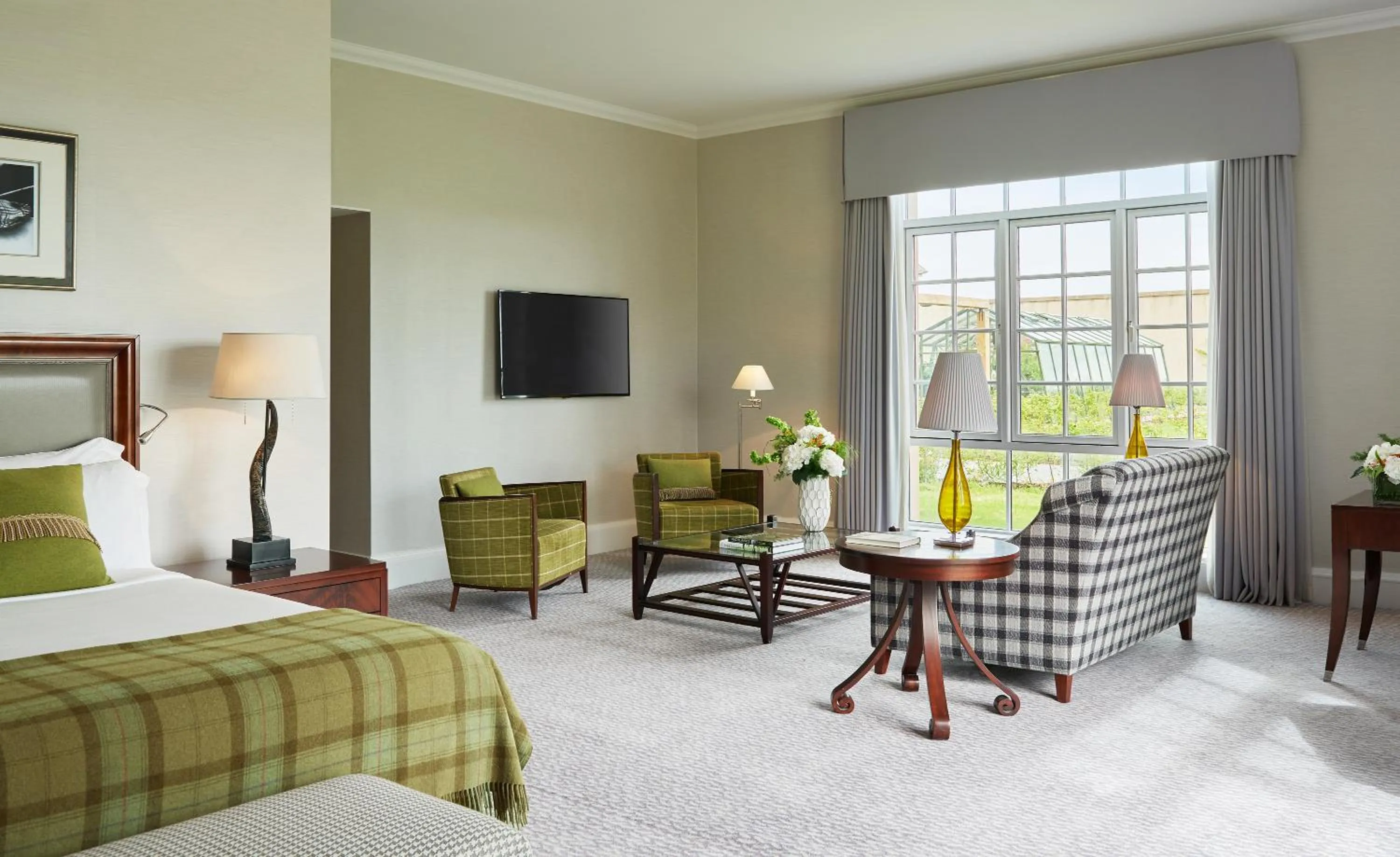 Seating area, Bed in Fairmont St Andrews, Scotland