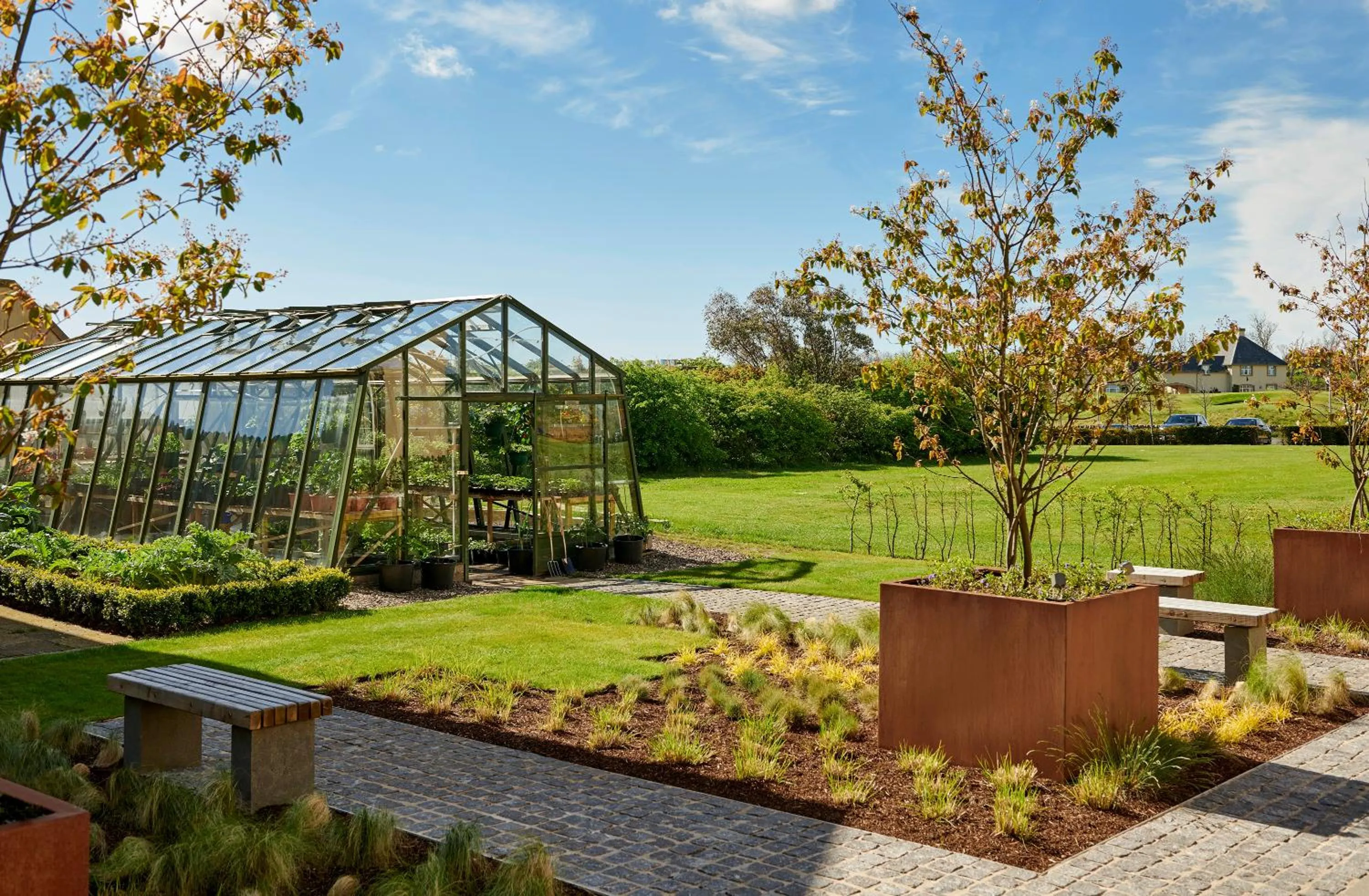 Garden in Fairmont St Andrews, Scotland