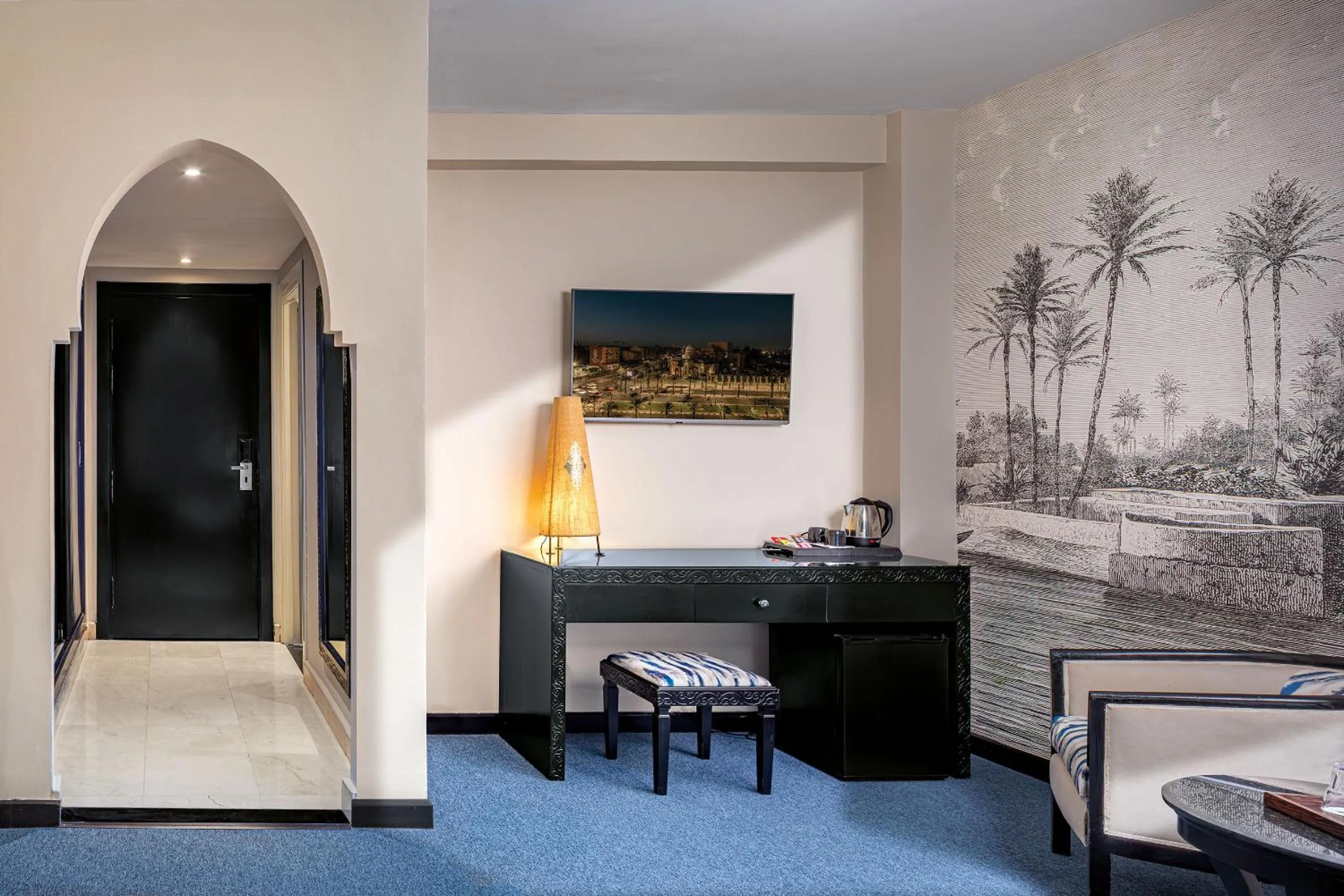 Seating area in Grand Plaza Marrakech