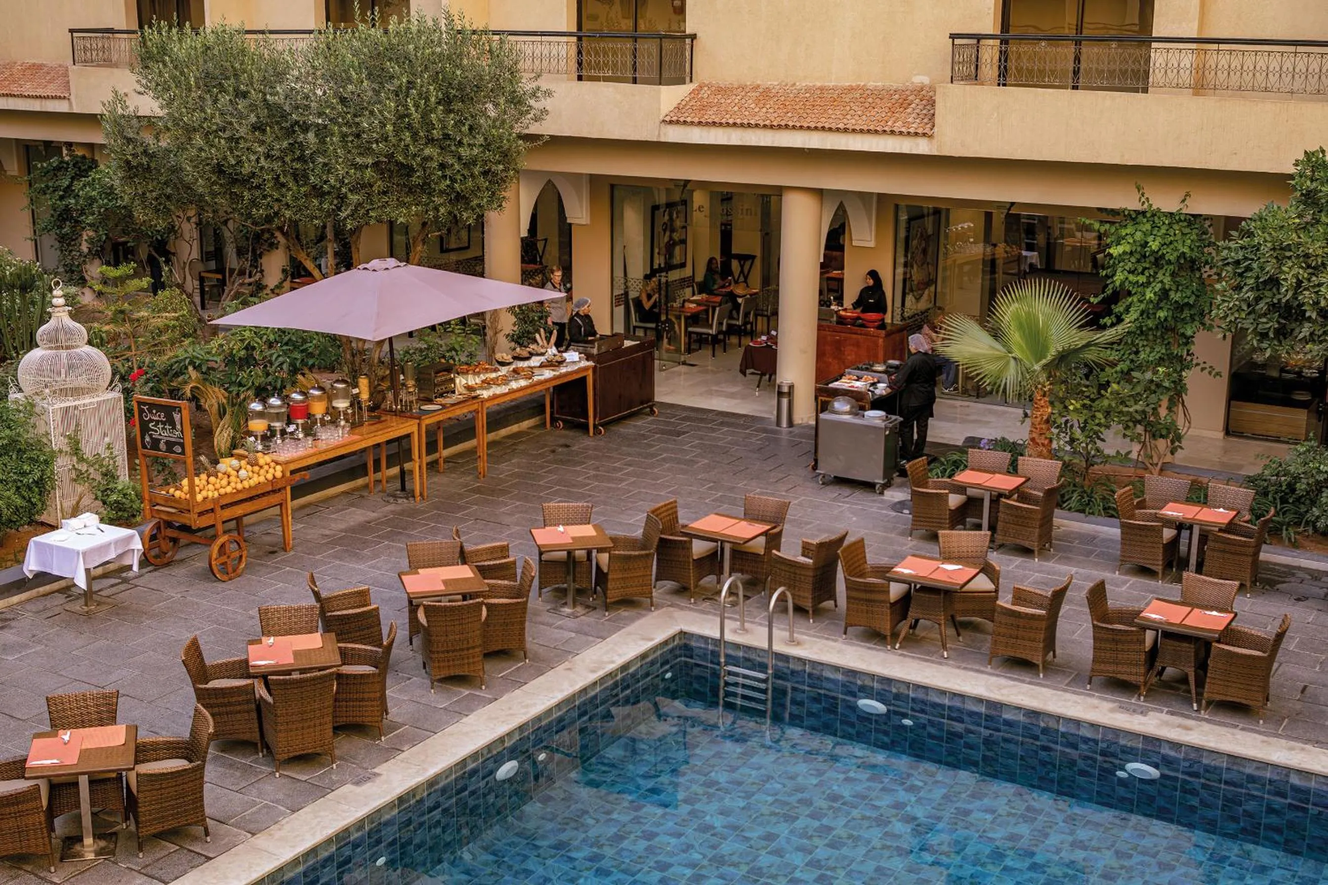 Restaurant/places to eat in Grand Plaza Marrakech