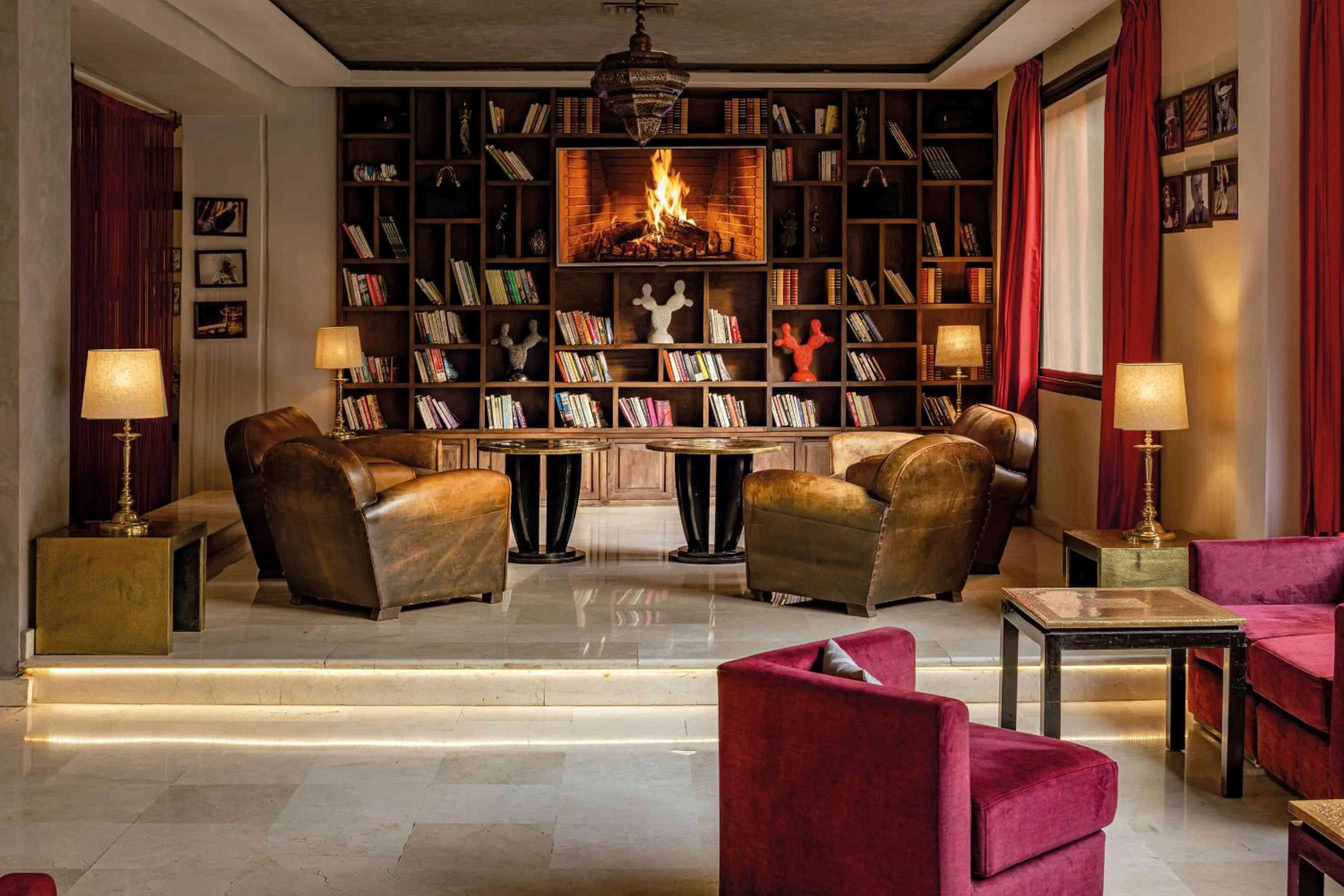 Library in Grand Plaza Marrakech