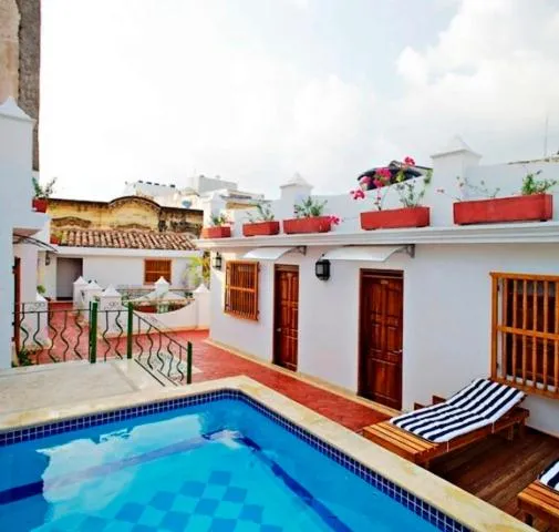 Swimming pool in Hotel Boutique Las Carretas