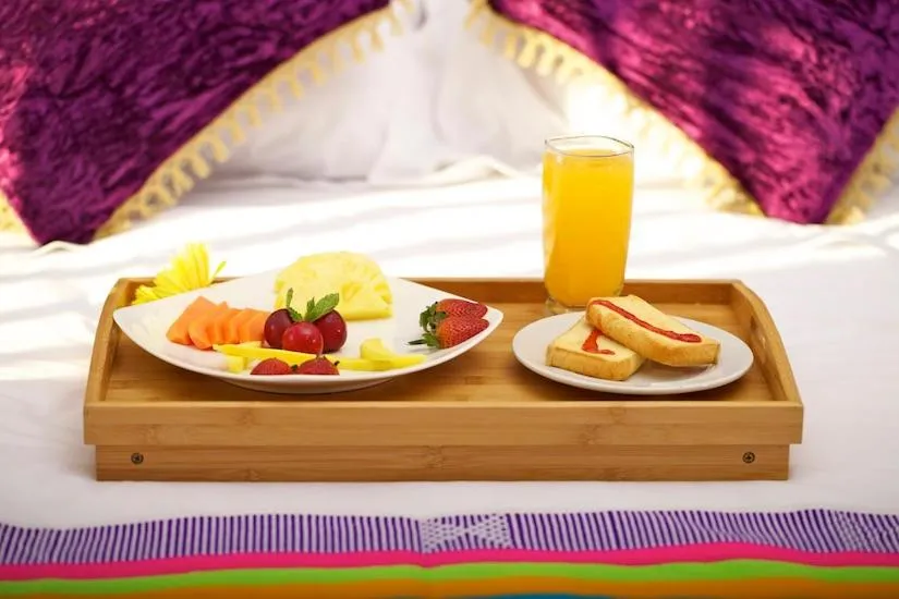 Breakfast in Hotel Boutique Las Carretas