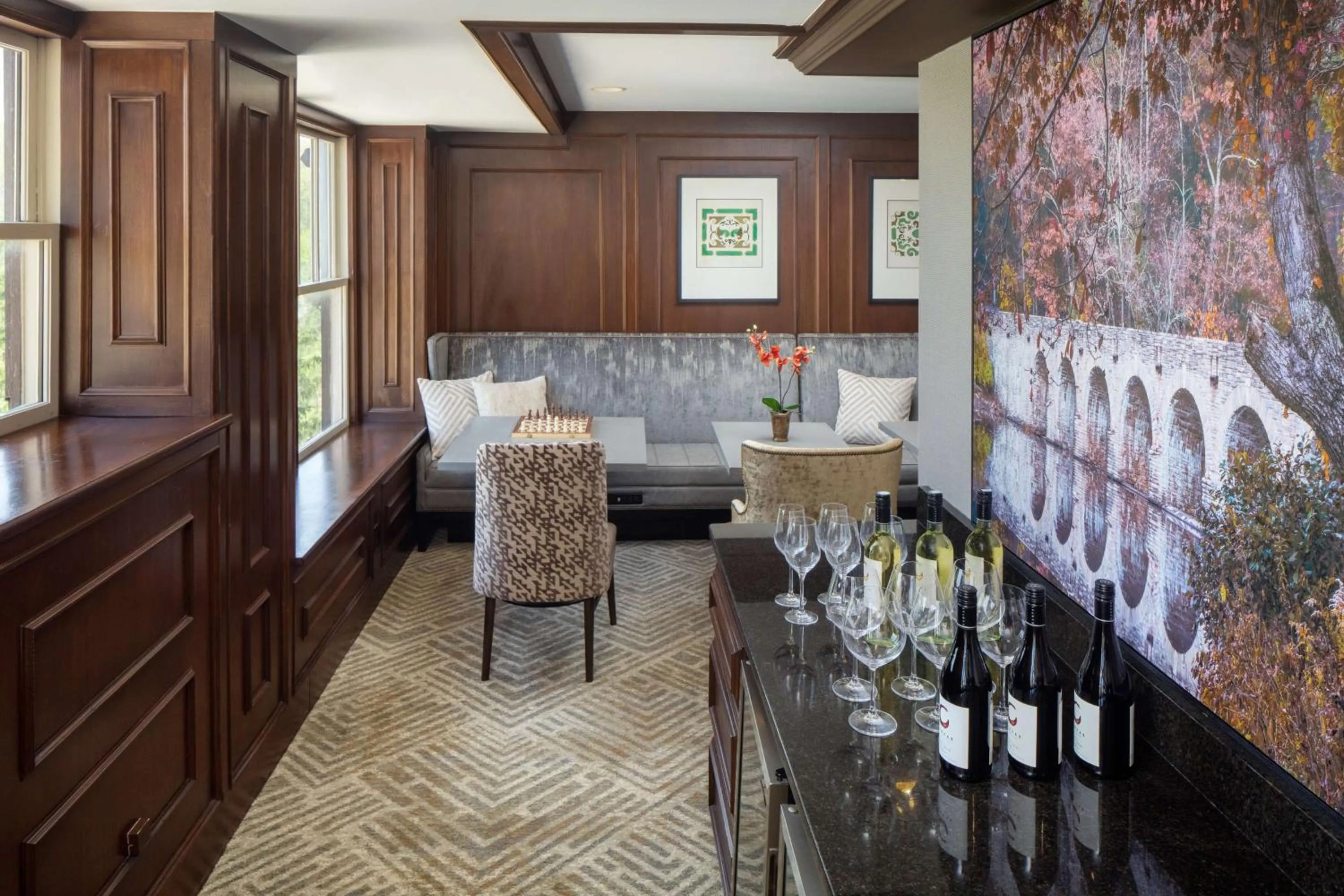 Lobby or reception in The Elms Hotel & Spa, a Destination by Hyatt Hotel