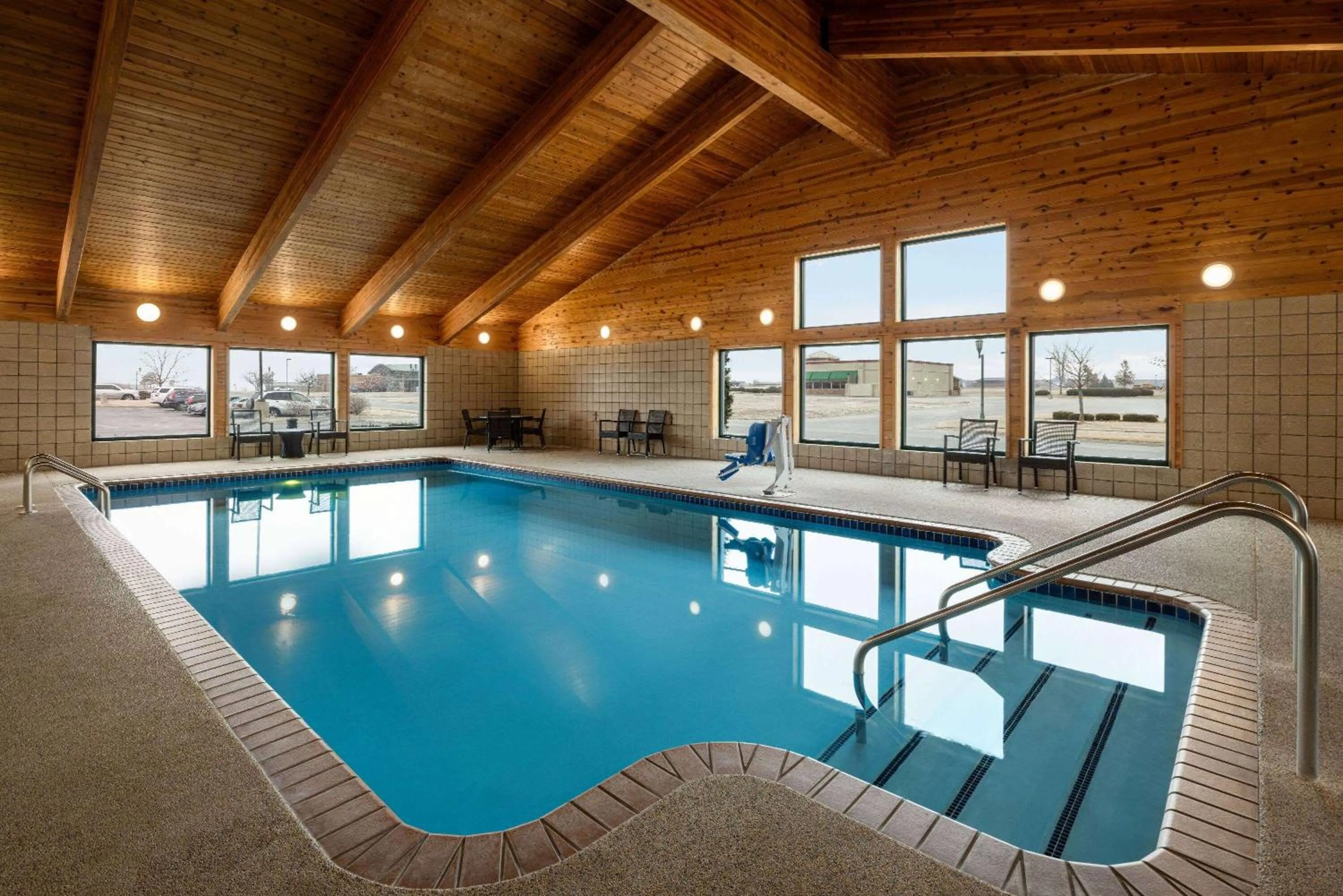 Swimming pool in AmericInn by Wyndham Lincoln South