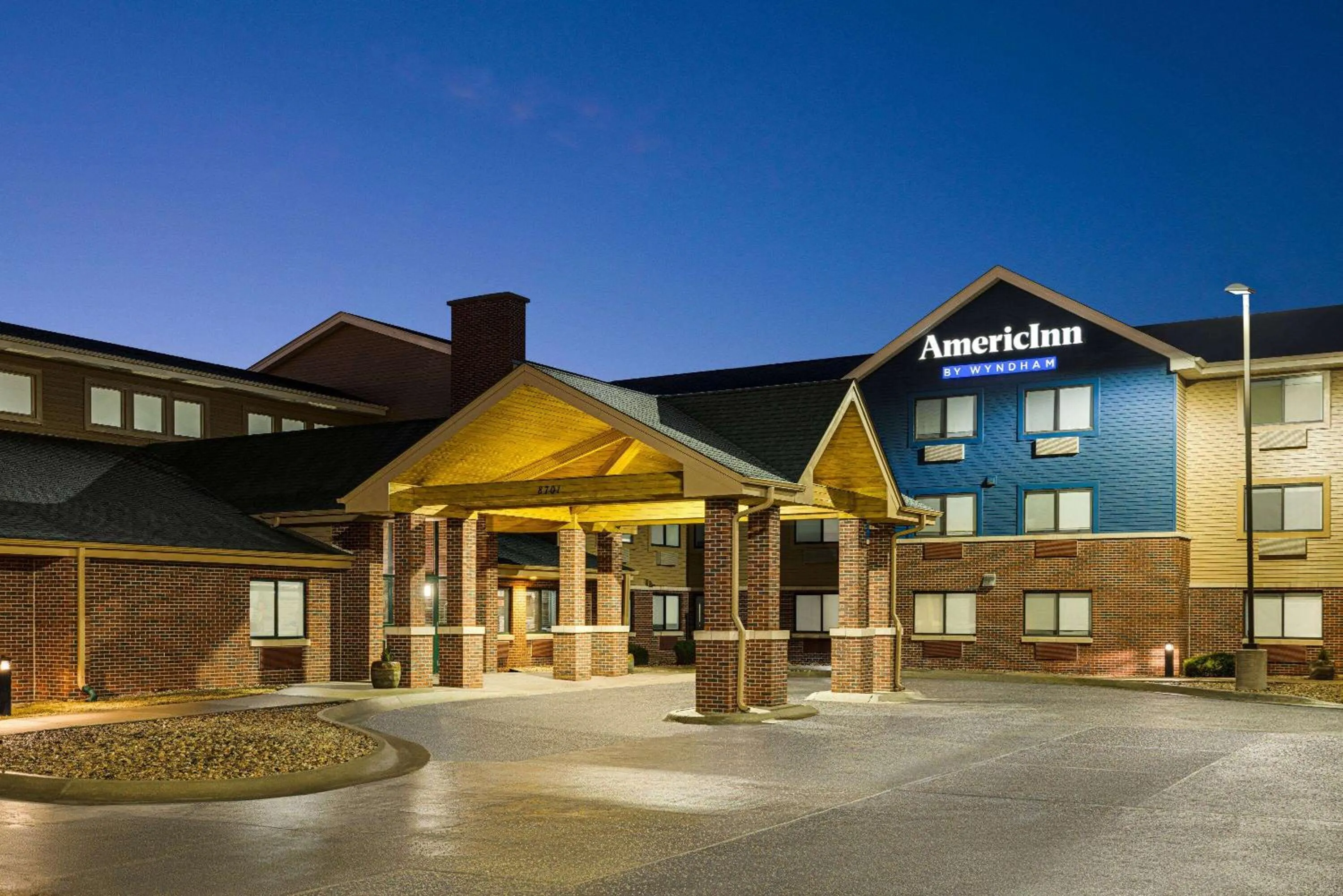 Property building in AmericInn by Wyndham Lincoln South
