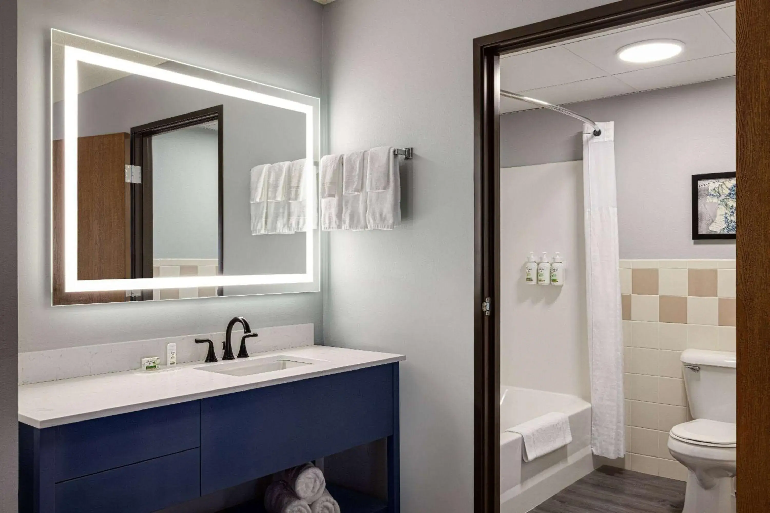 Bathroom in AmericInn by Wyndham Lincoln South Bathroom in AmericInn by Wyndham Lincoln South