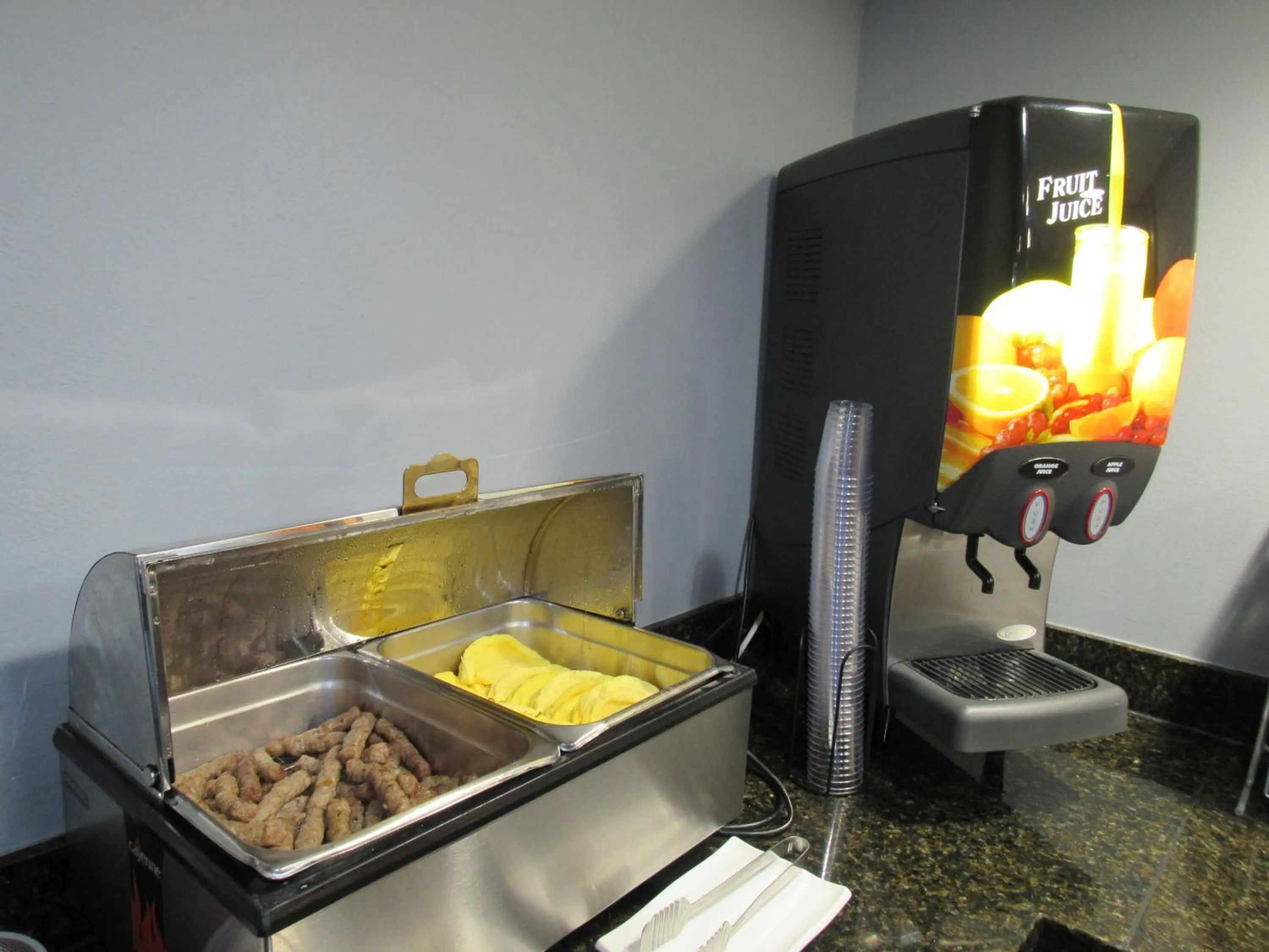 Buffet breakfast in AmericInn by Wyndham Lincoln South