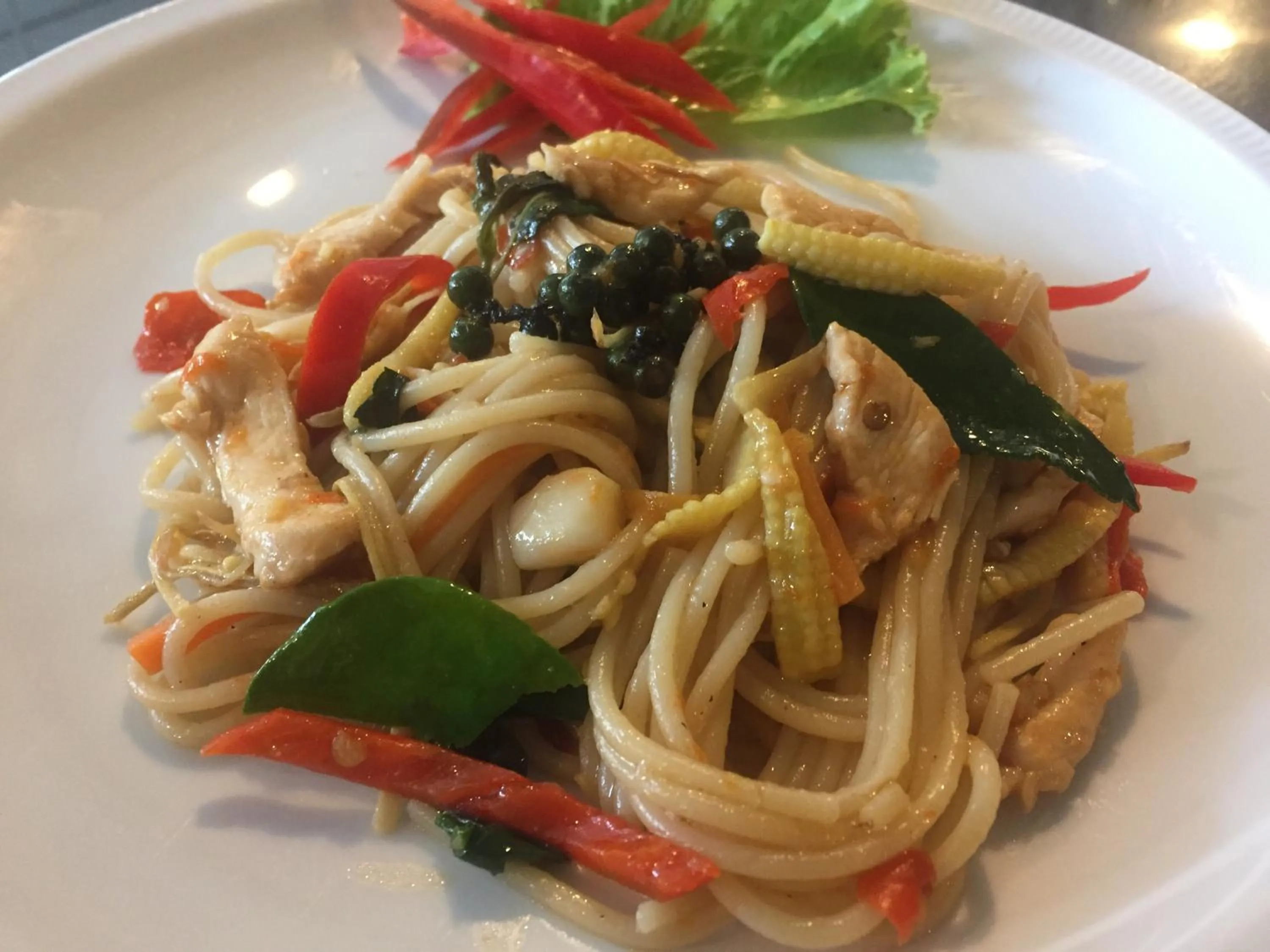 Food close-up in Interchange Tower Serviced Apartment - SHA Extra Plus