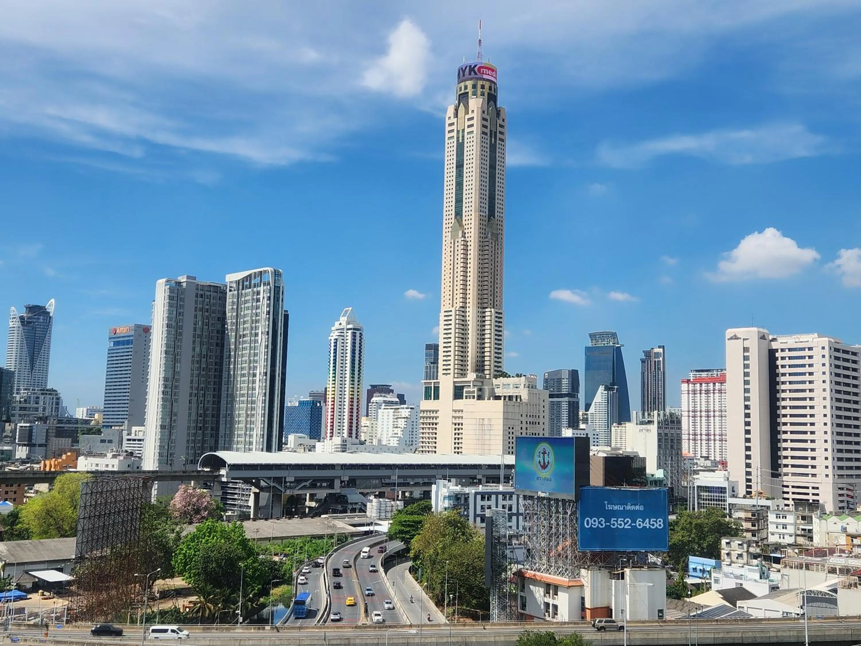 City view in Interchange Tower Serviced Apartment - SHA Extra Plus