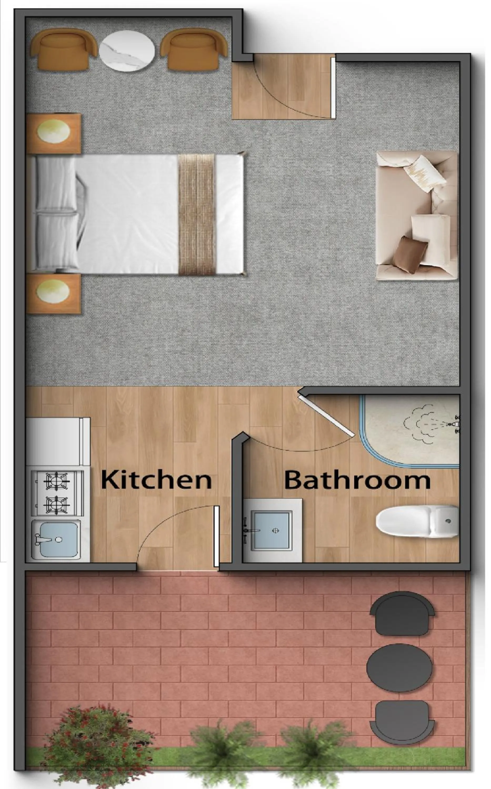 Floor plan in Aurora City Suites Motel