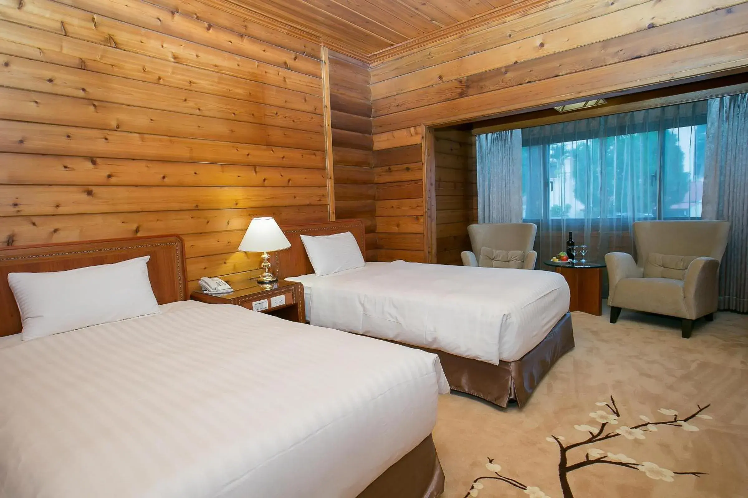 Deluxe Twin Room in LeaLea Garden Hotel Sun Moon Lake Deluxe Twin Room in LeaLea Garden Hotel Sun Moon Lake