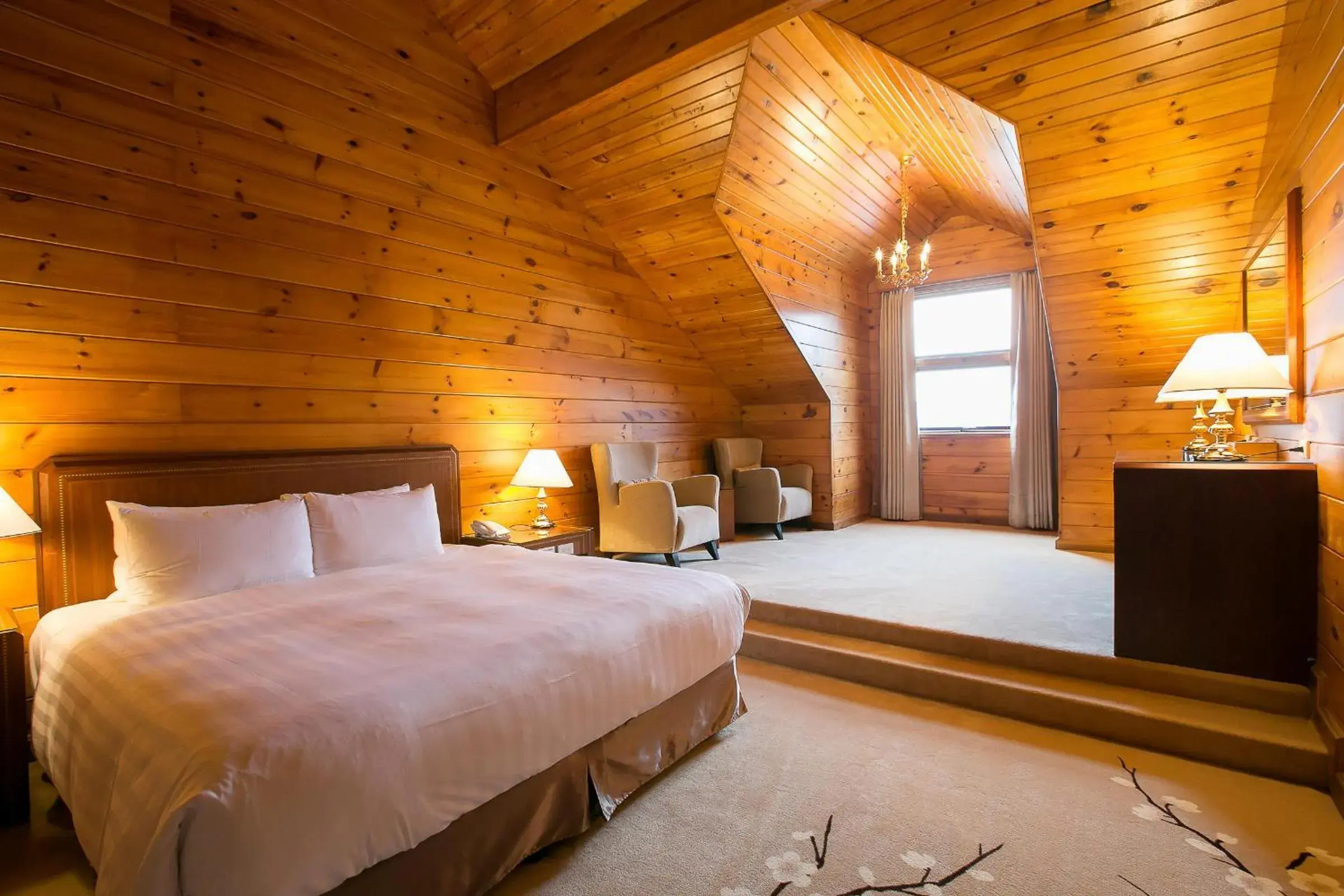 Bed in The Richforest Hotel- Sun Moon Lake Bed in The Richforest Hotel- Sun Moon Lake