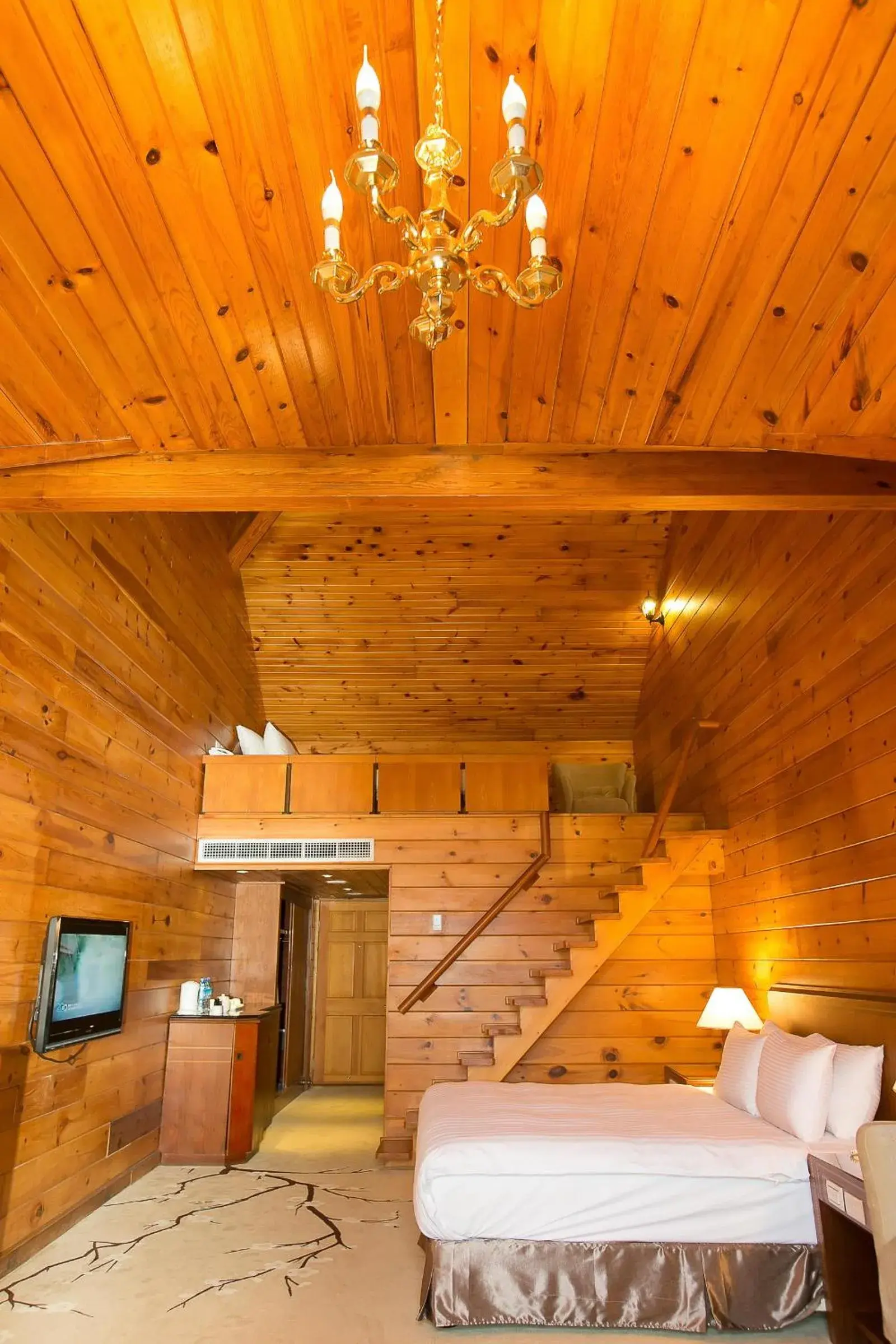 Bed in The Richforest Hotel- Sun Moon Lake Bed in The Richforest Hotel- Sun Moon Lake