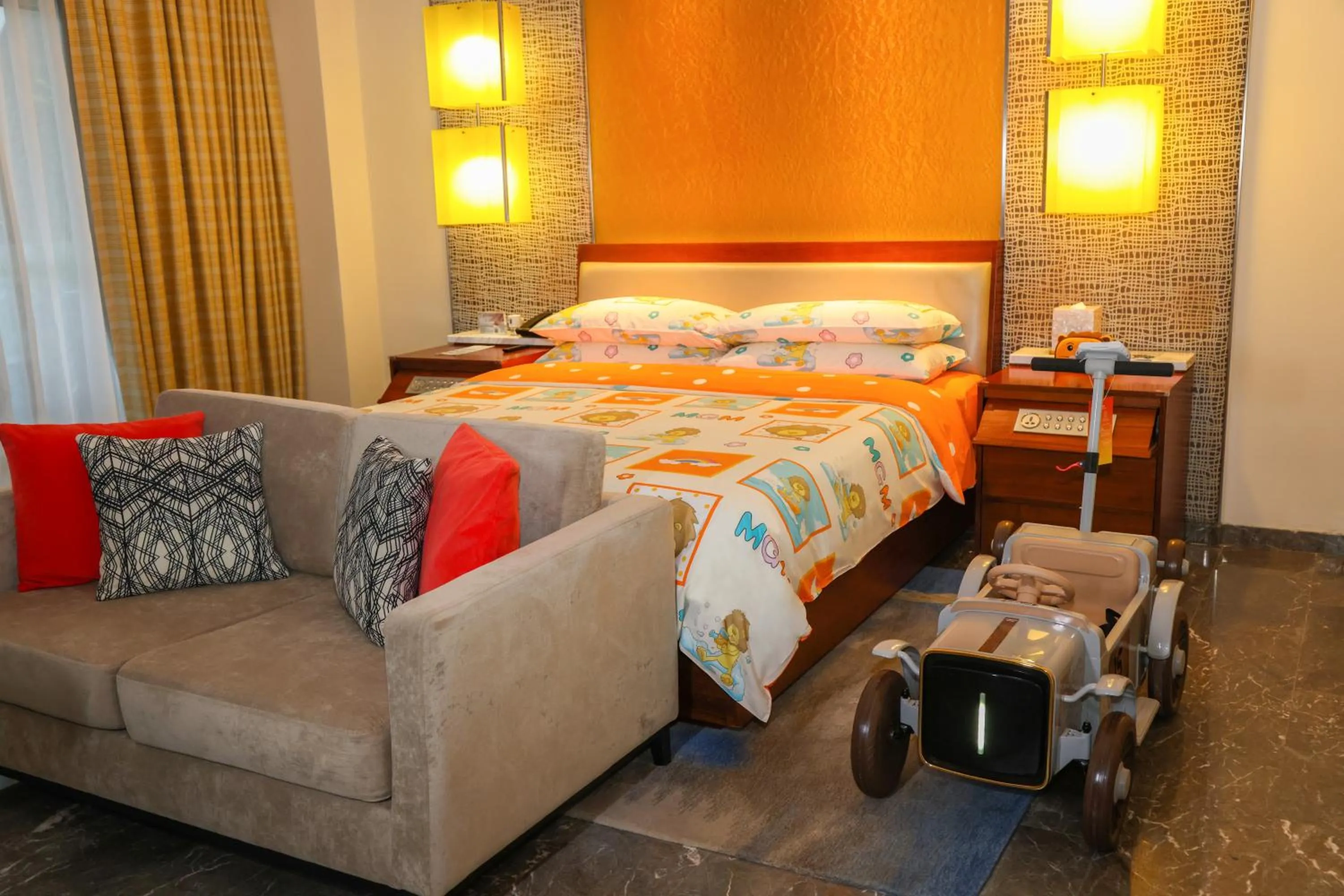 Bed in MGM Grand Sanya