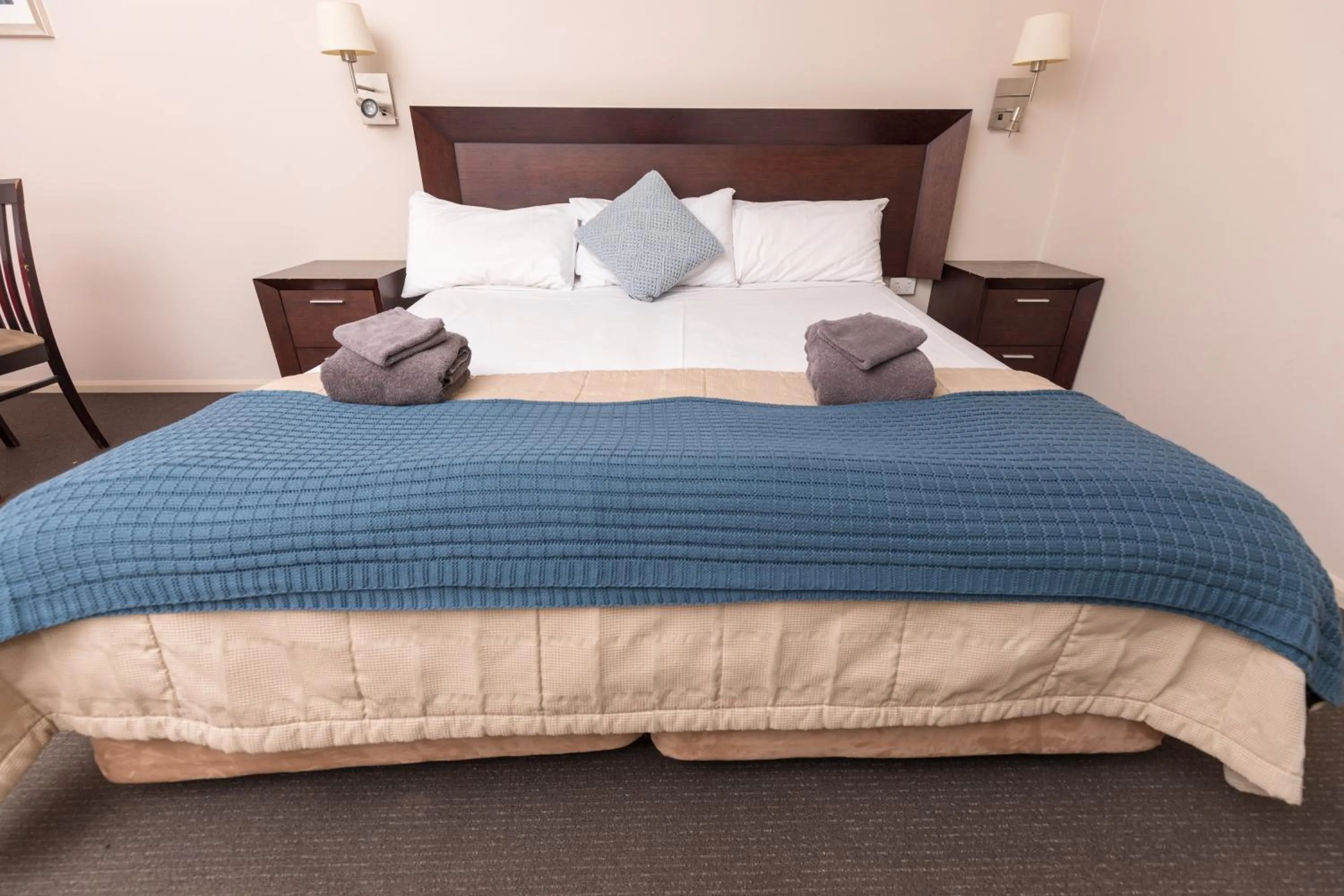 Bed in Highfields Motel Toowoomba