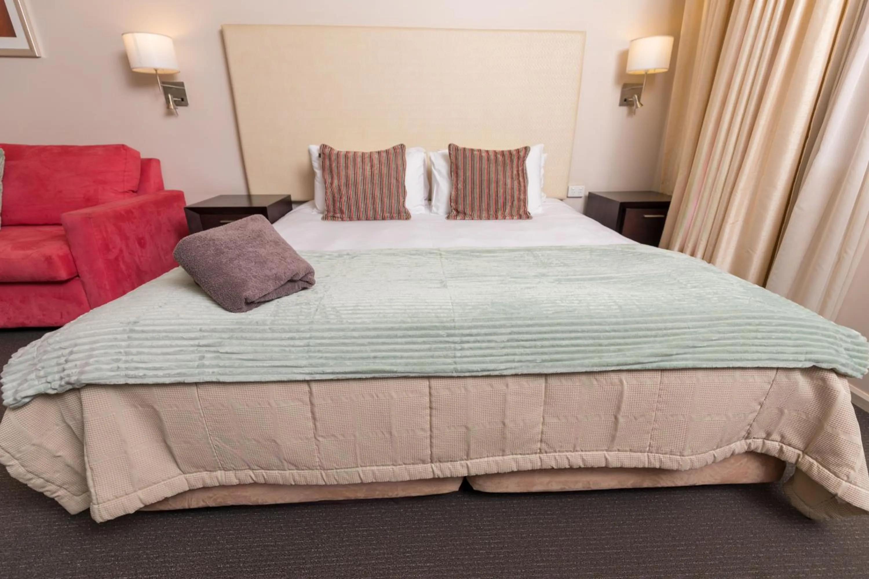 Bed in Highfields Motel Toowoomba