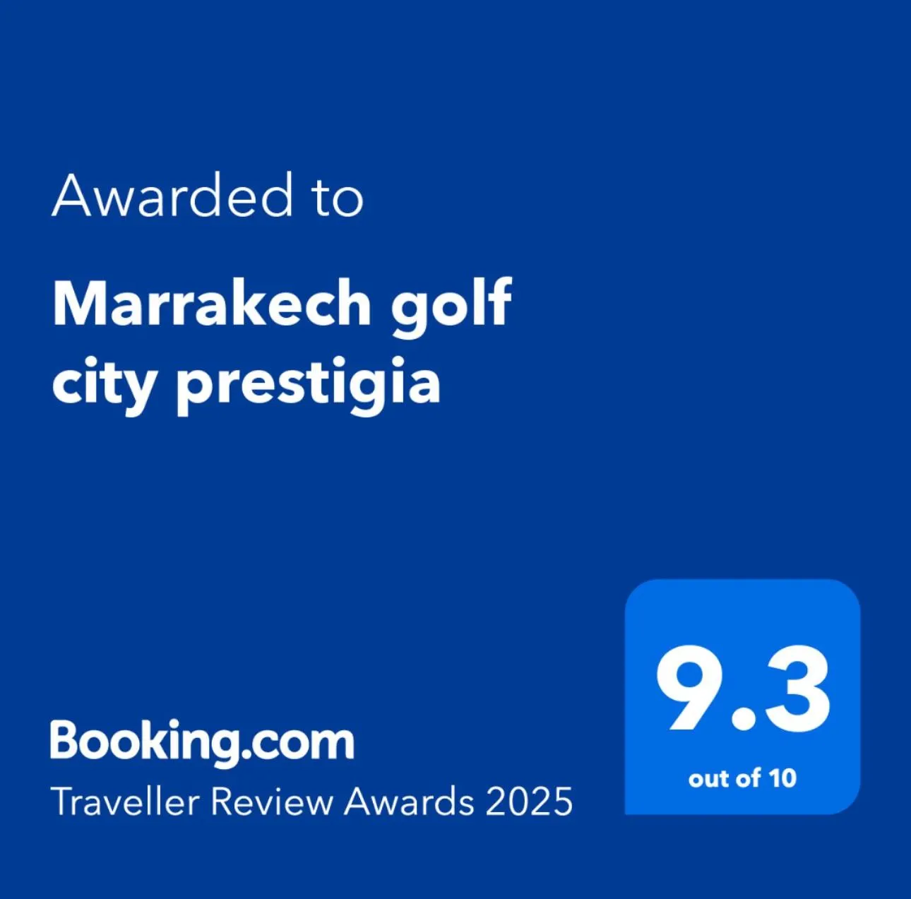 Marrakech golf city prestigia