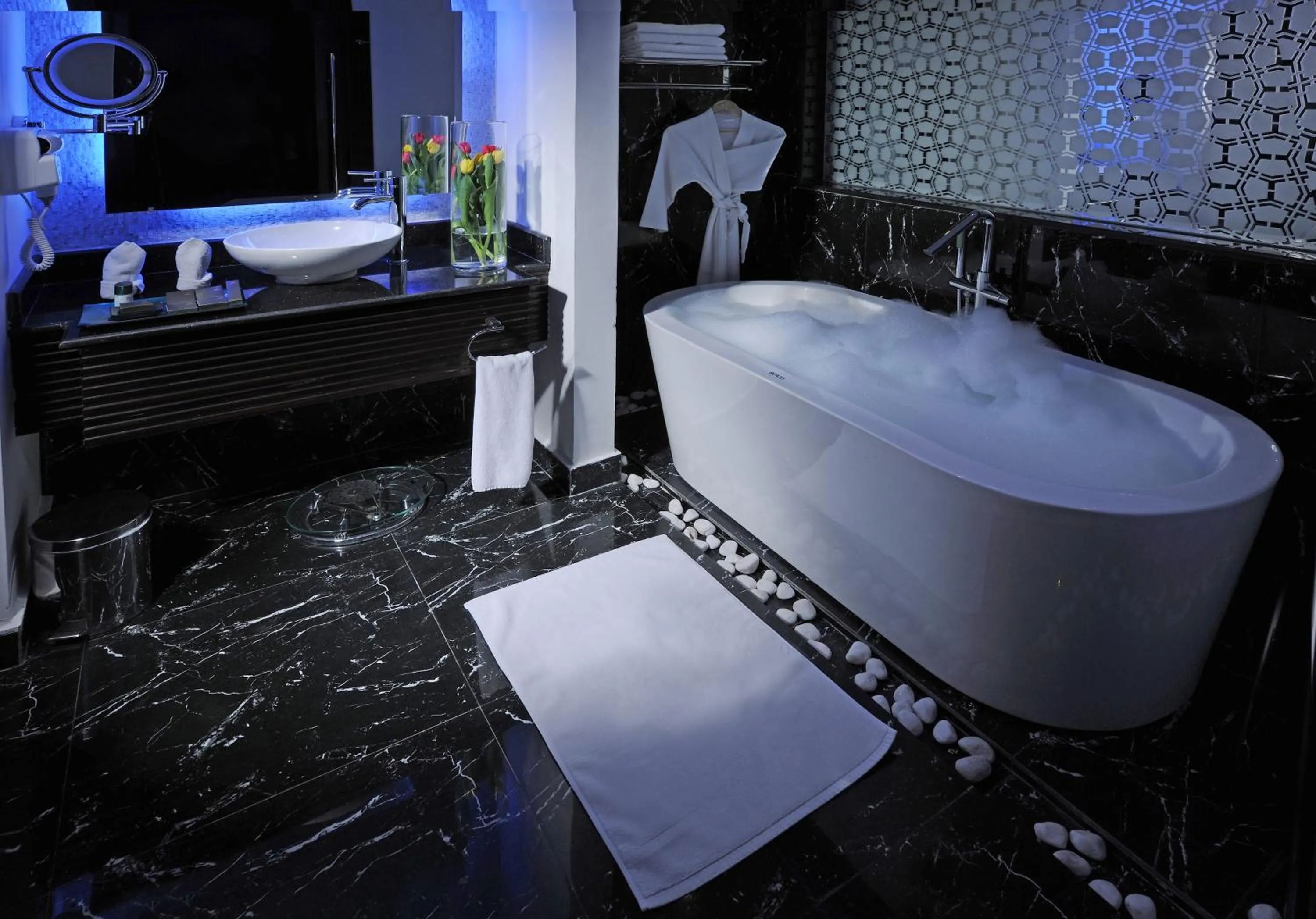 Bathroom in Nordic Palace and spa