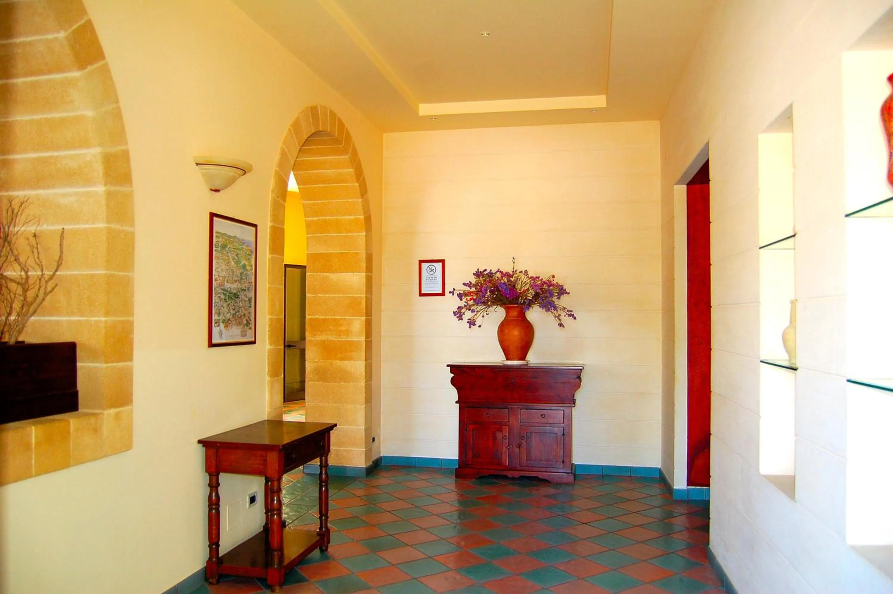 Decorative detail in Hotel dei Messapi