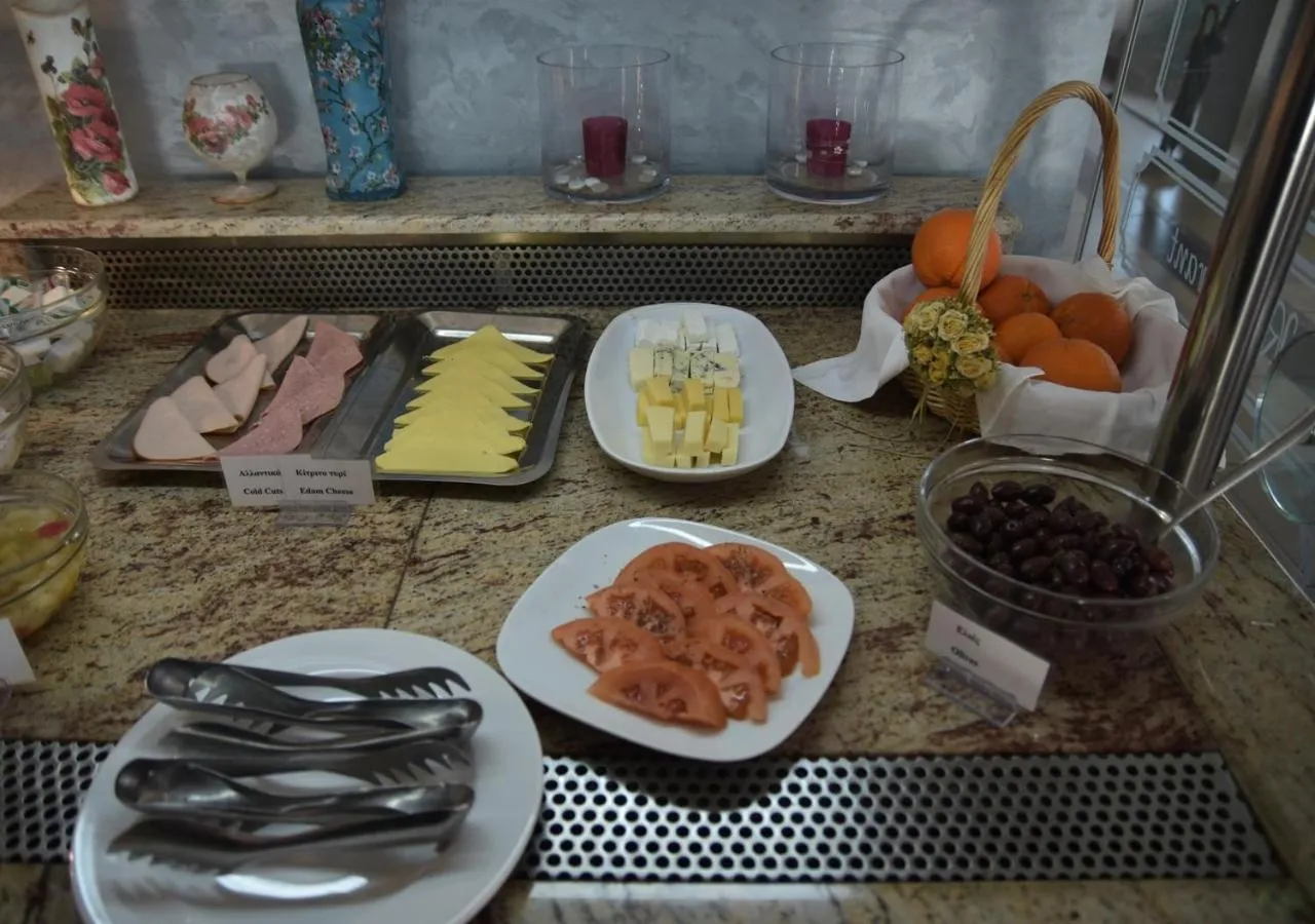 Buffet breakfast in Philoxenia Hotel